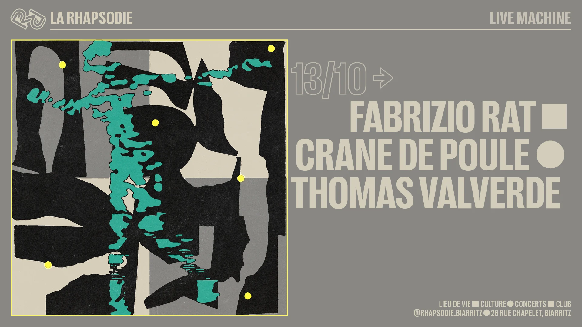 Larhapsodie • Fabrizio Rat, Crâne De Poule, Thomas Valverde Cover