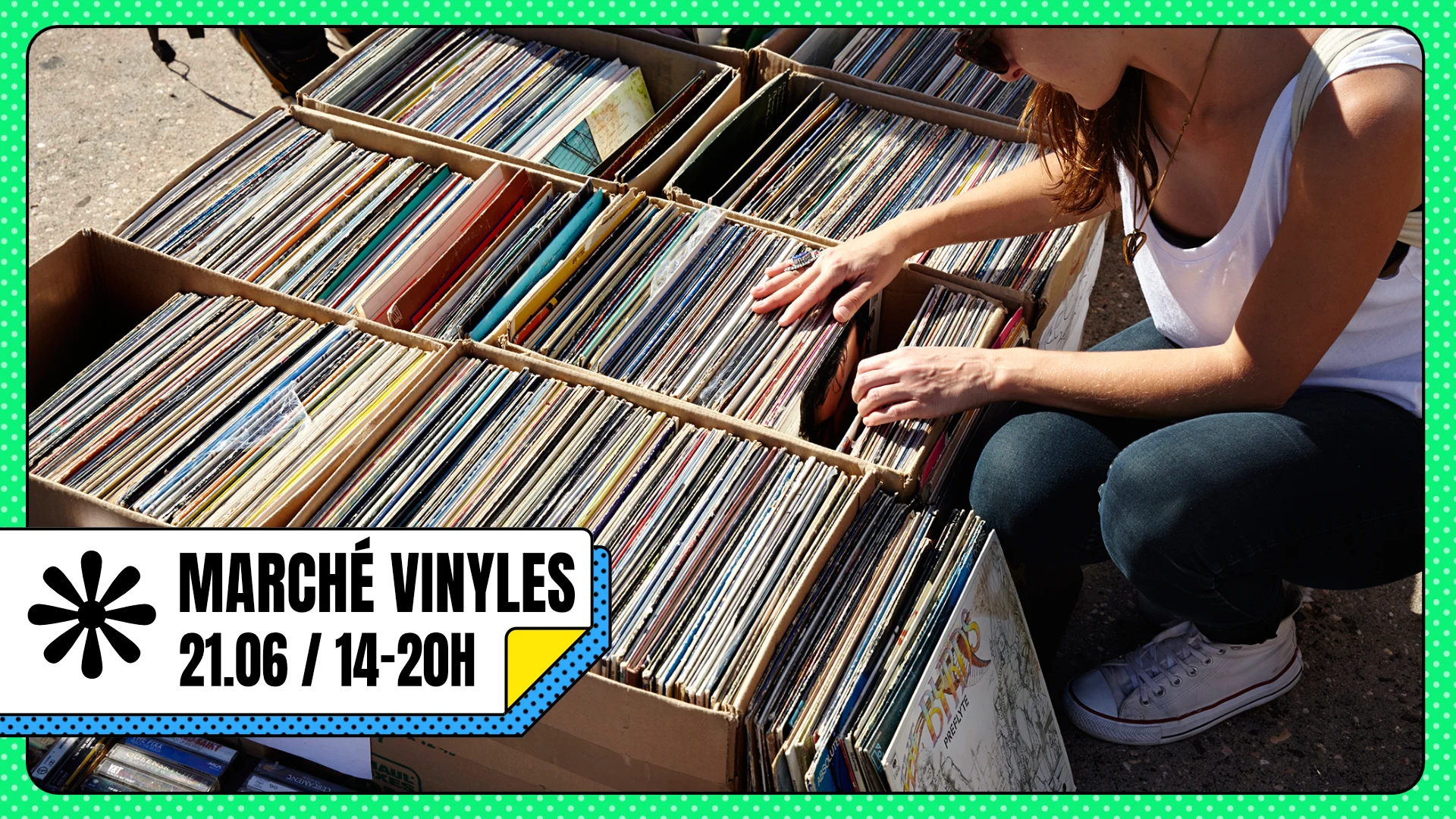 Marché De Vinyles & MIX Cover