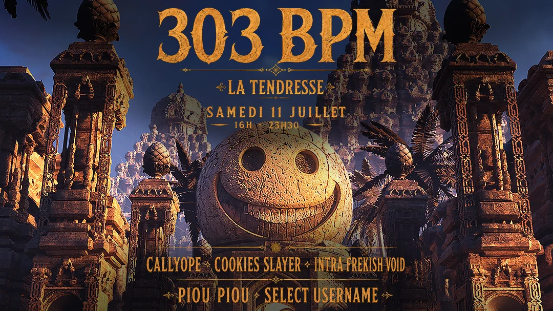 303bpm - Musiques Psychédéliques - @ La Tendresse Cover