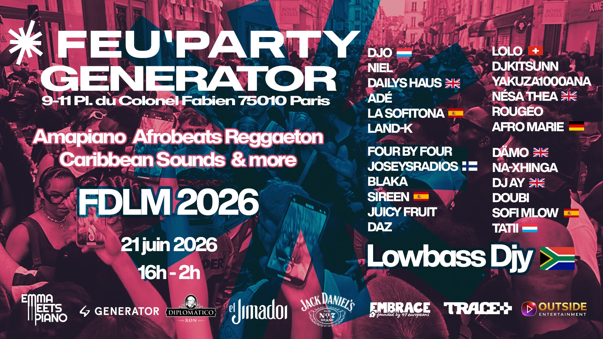 Feu'party X Generator Spécial Fête De La Musique Cover