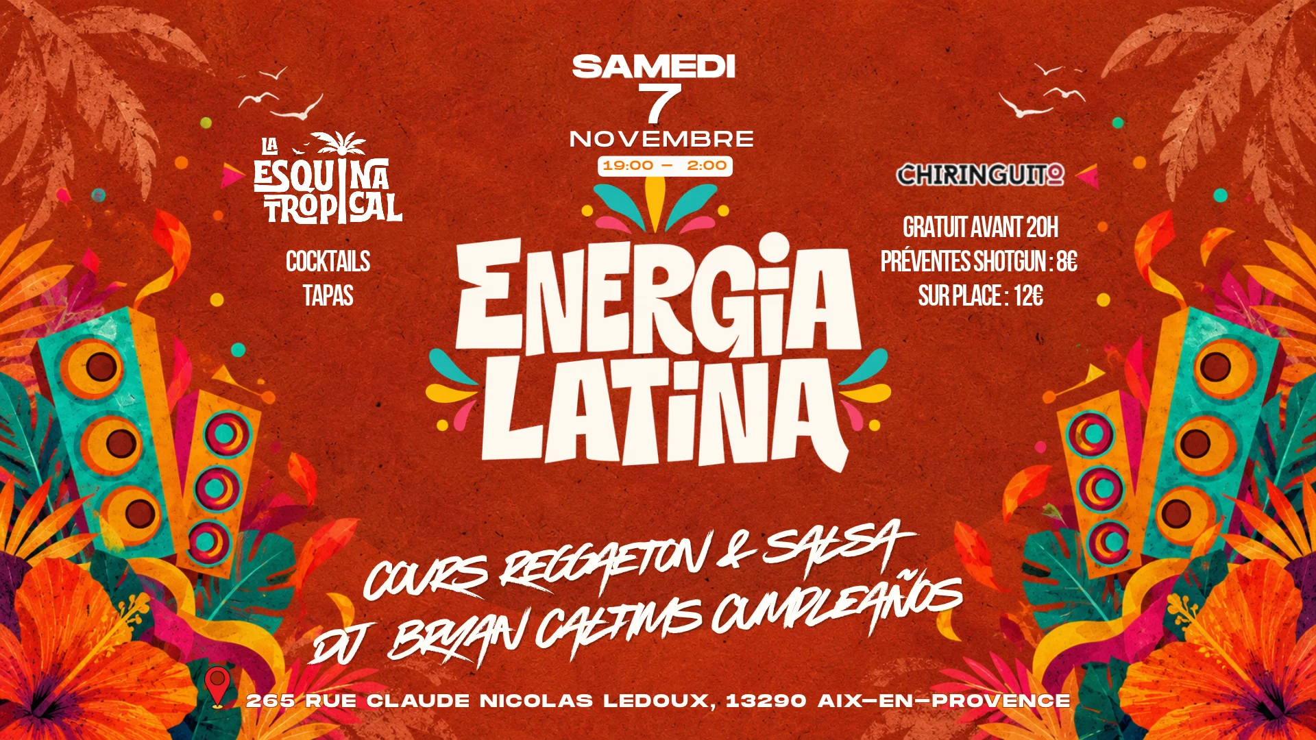 Energia Latina : Salsa Y Reggaeton Cover