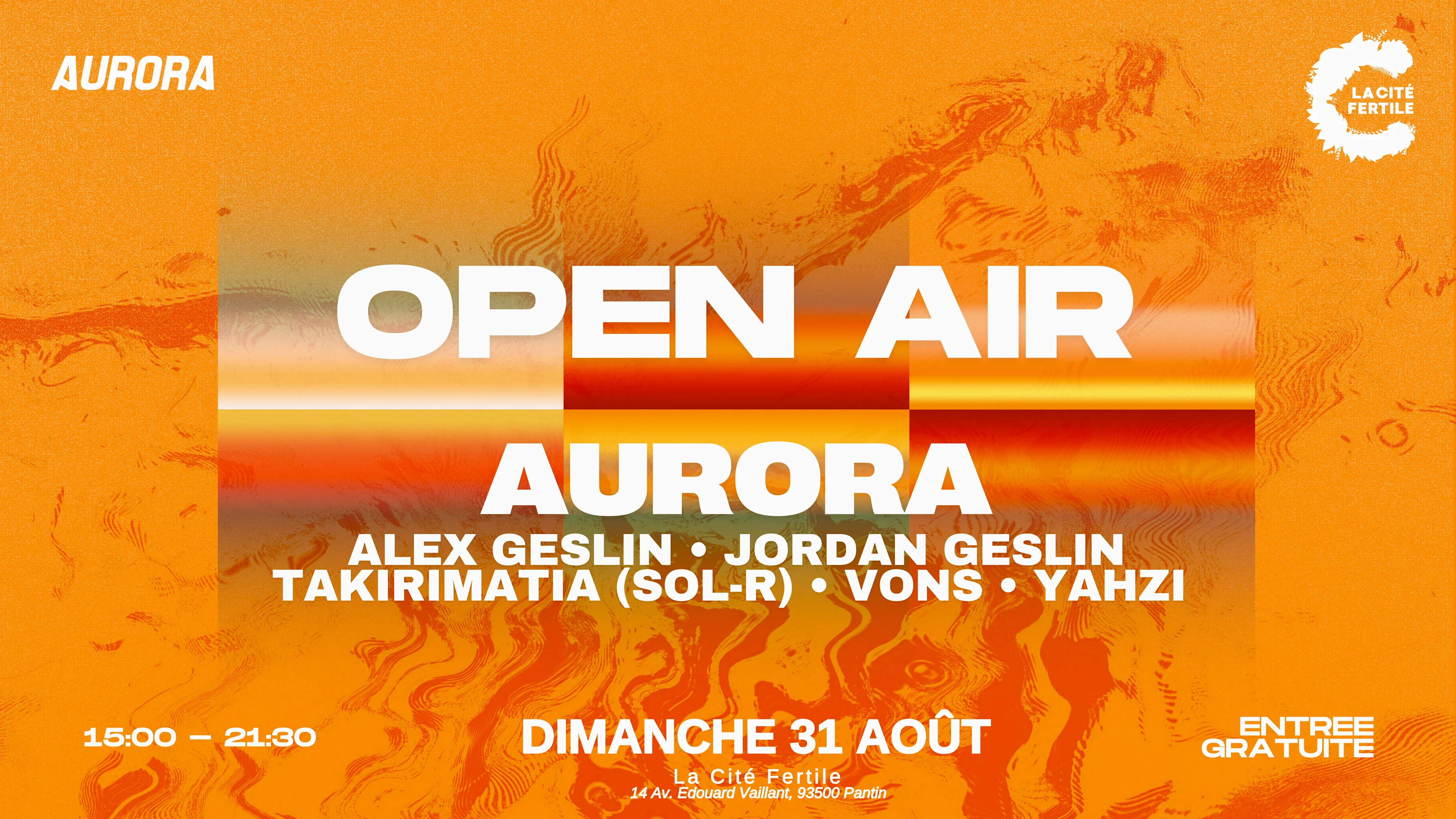 Open Air — Aurora X La Cité Fertile W/ Takirimatia (Sol-R) Cover
