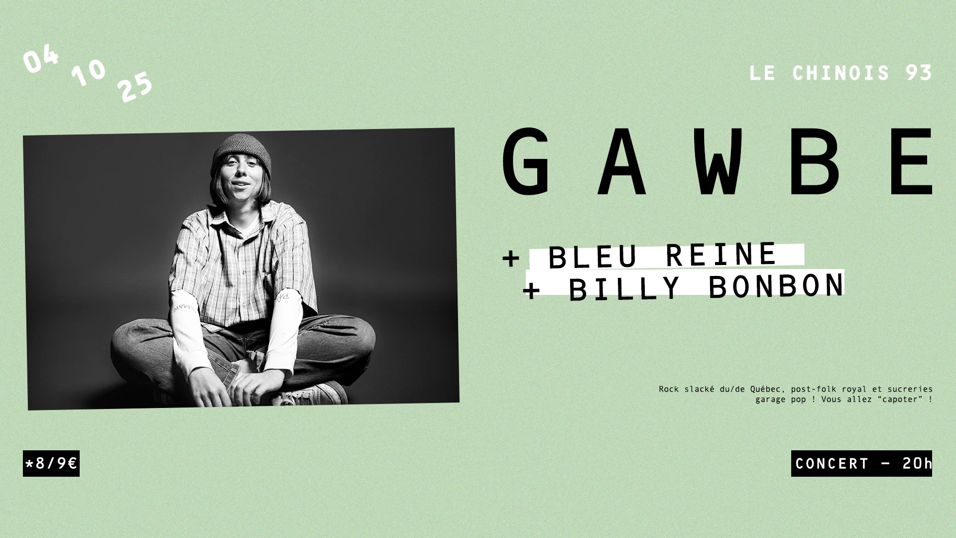 Gawbé + Bleu Reine + Billy Bonbon Cover
