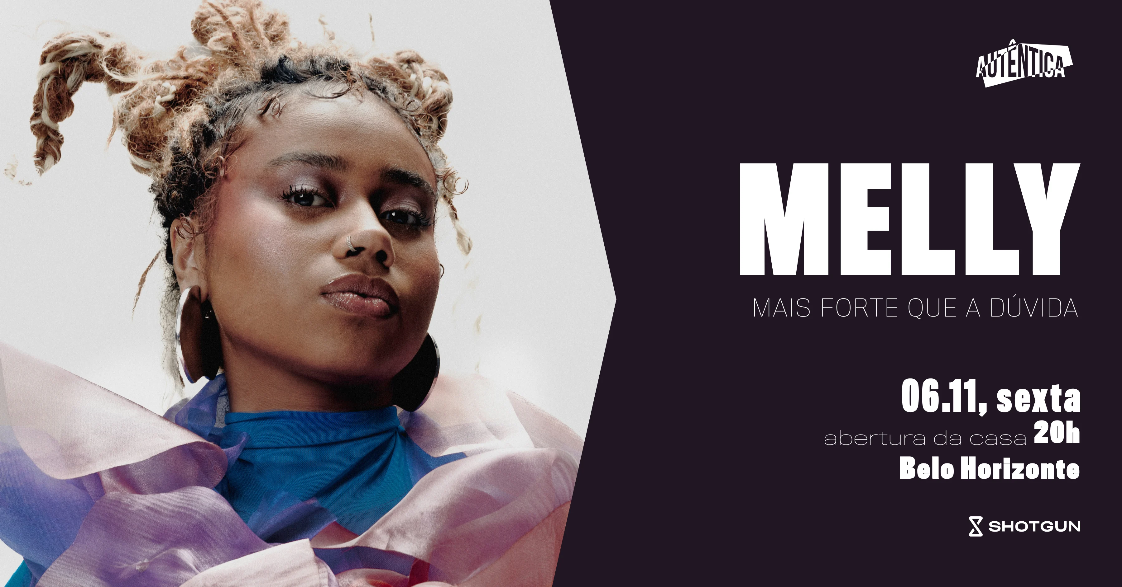 Melly Apresenta "Mais Forte Que A Dúvida" Cover