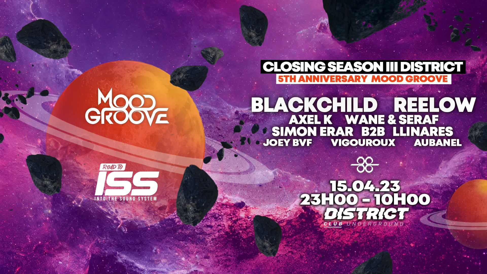 Closing Season III District Mg X Iss W/ Blackchild, Reelow Cover