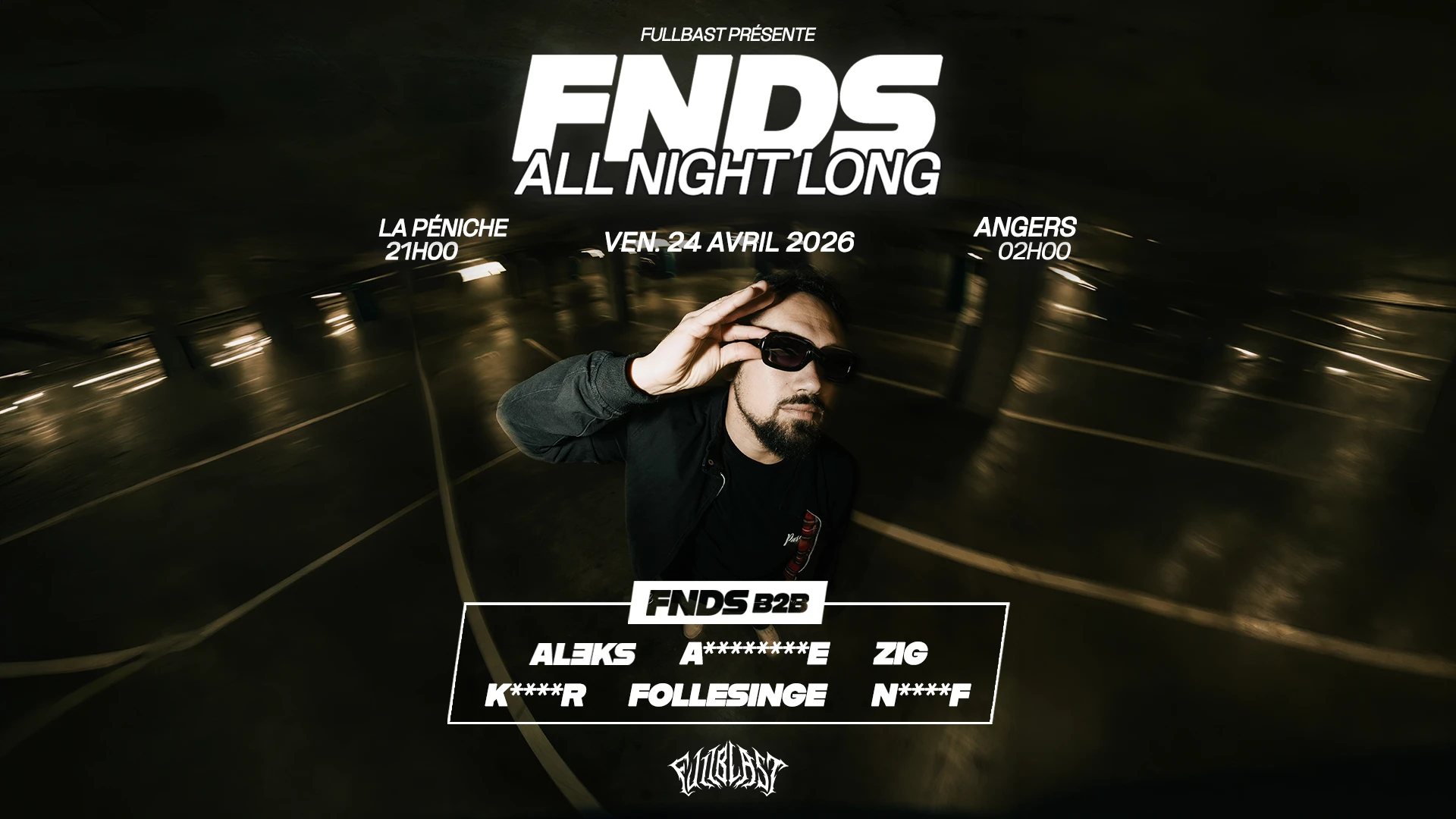 Fnds All Night Long - La Peniche - Fullblast Cover