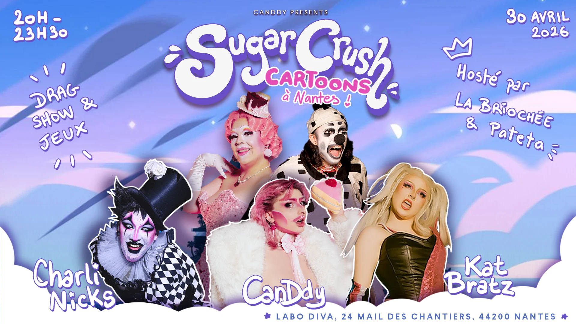 Sugar Crush : Cartoons À Nantes ! Cover