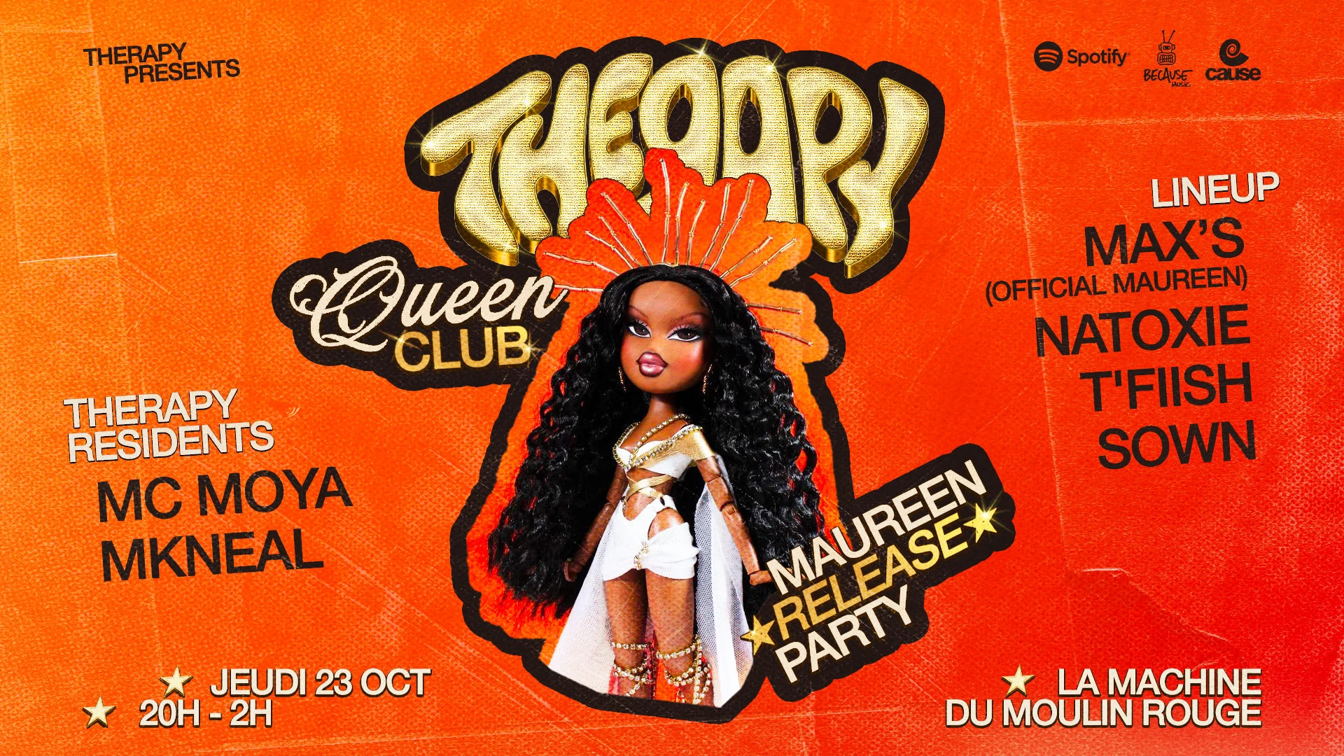 Queen Club - Maureen Release Party By Therapy Cover