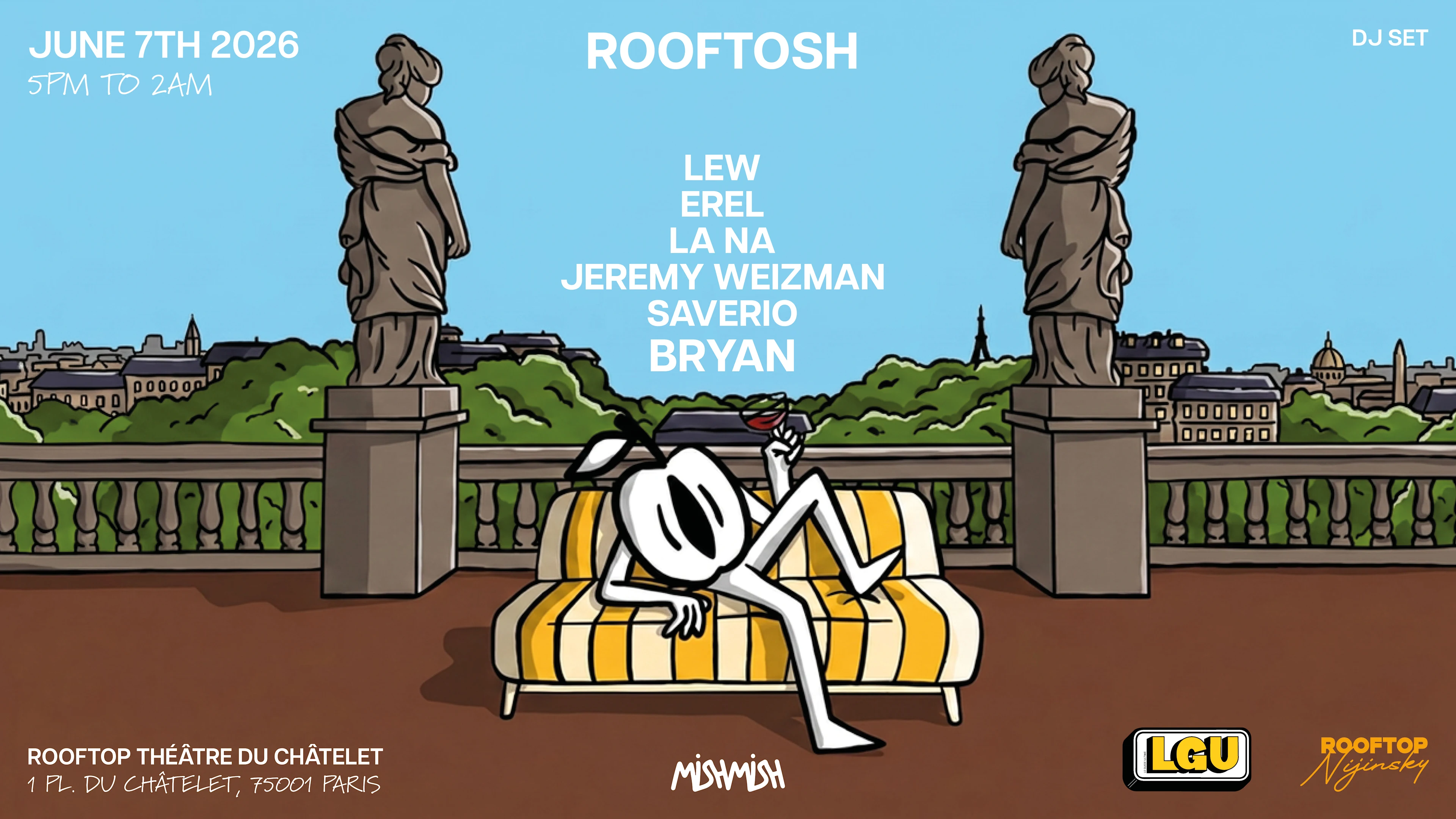 Rooftosh — Mishmish X Le Guide Ultime : Rooftop Nijinsky Cover