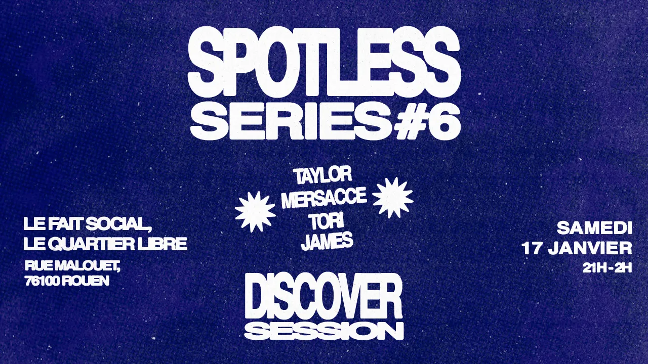 Spotless Series #6 - Discover Session Cover