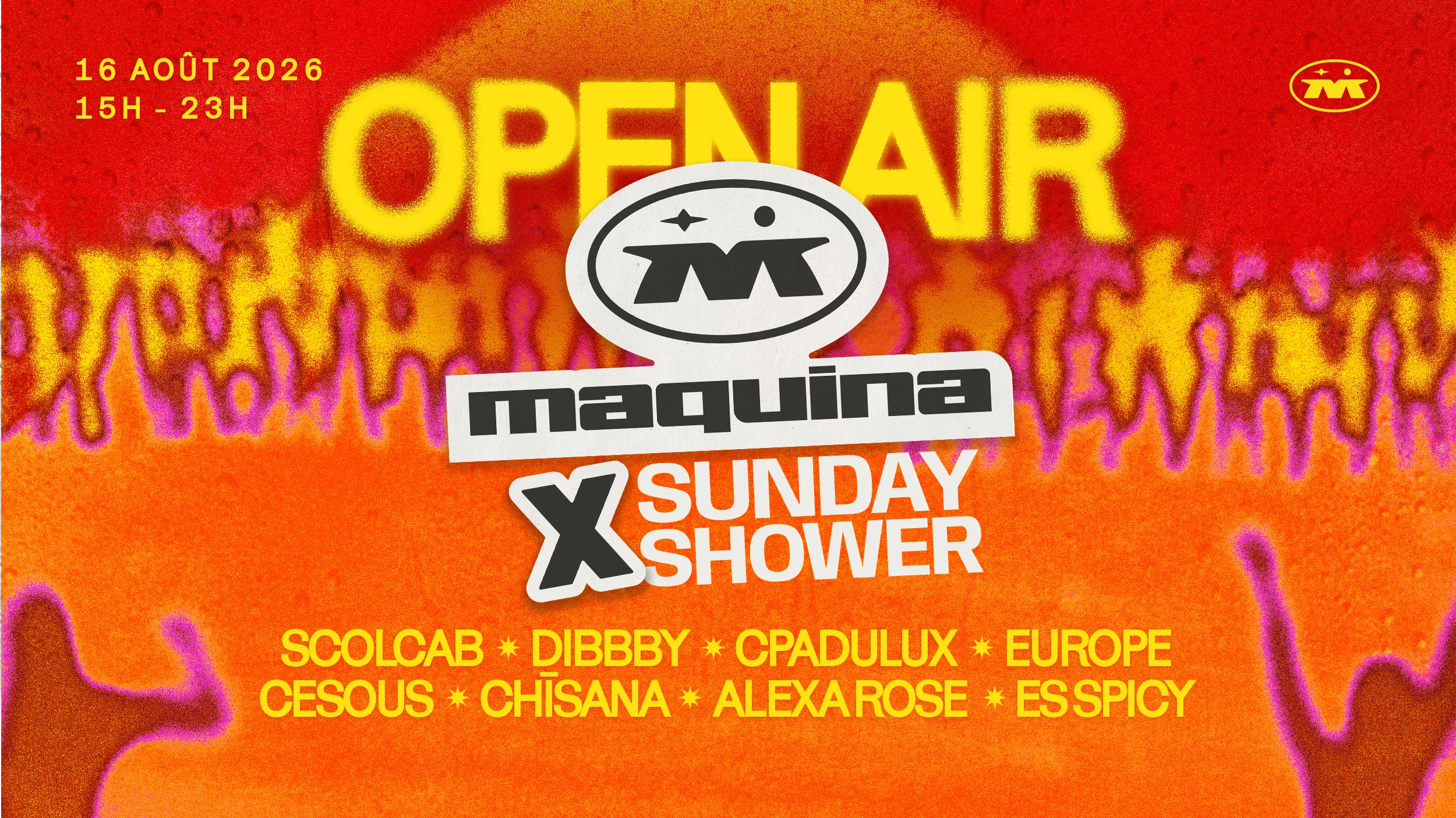 Maquina X Sunday Shower (Couvert) Cover