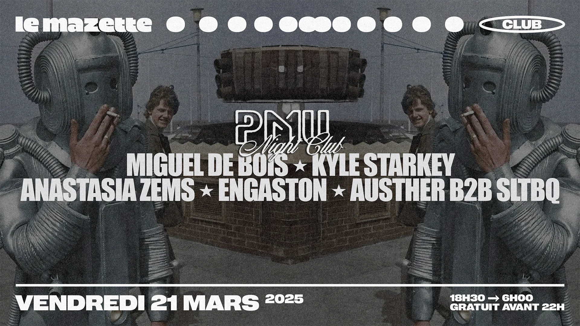 Pmu Nightclub • Miguel De Bois, Kyle Starkey, Anastasia Zems Cover