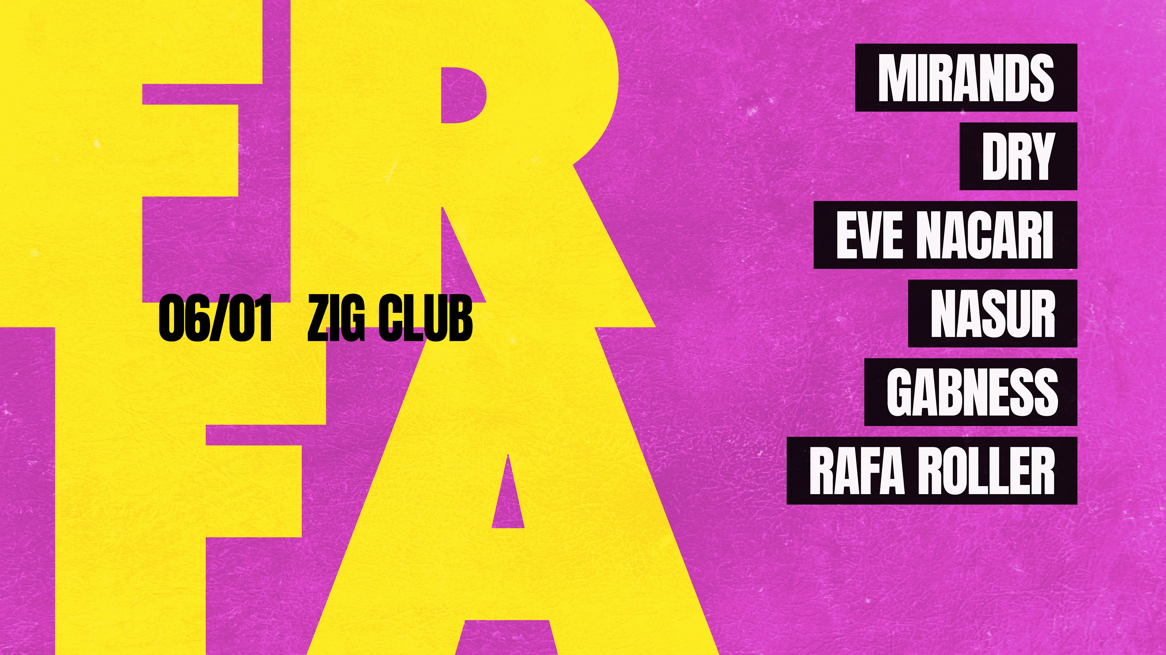 Farofa 06/01 @ Zig Club Cover