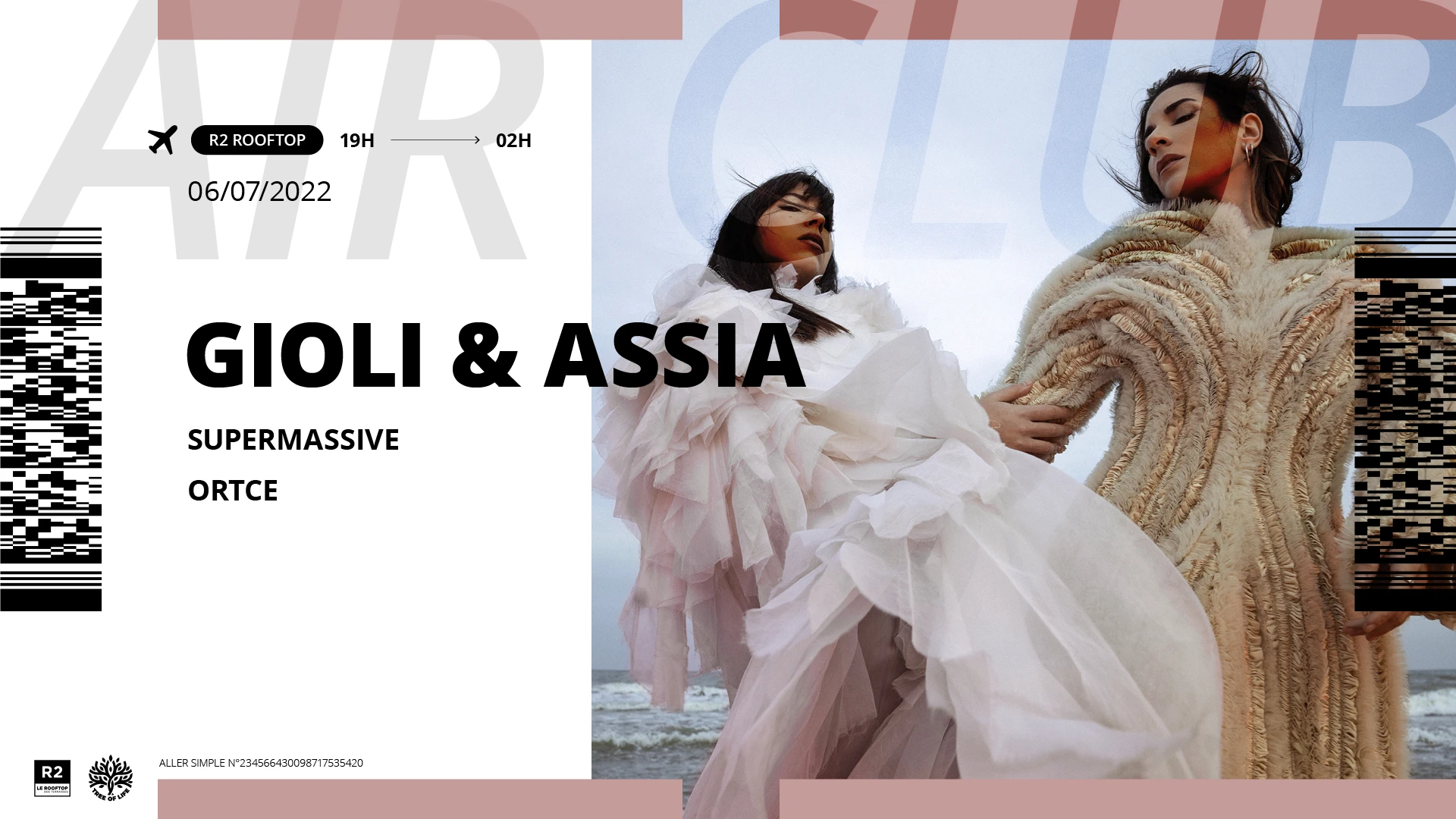 R2 Rooftop X Air Club : Giolì & Assia Cover