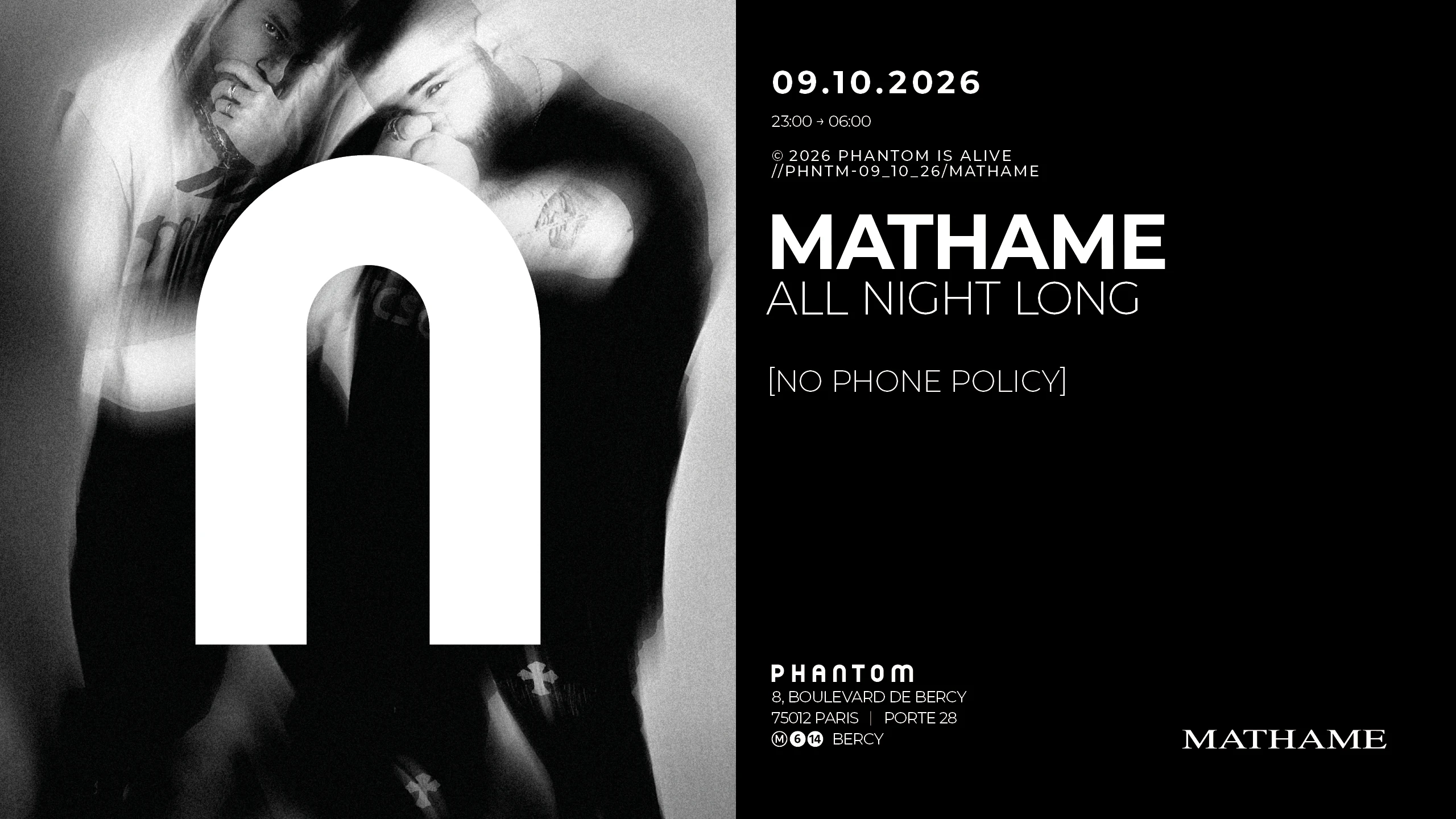 Phantom : Mathame All Night Long - No Phone Policy Cover