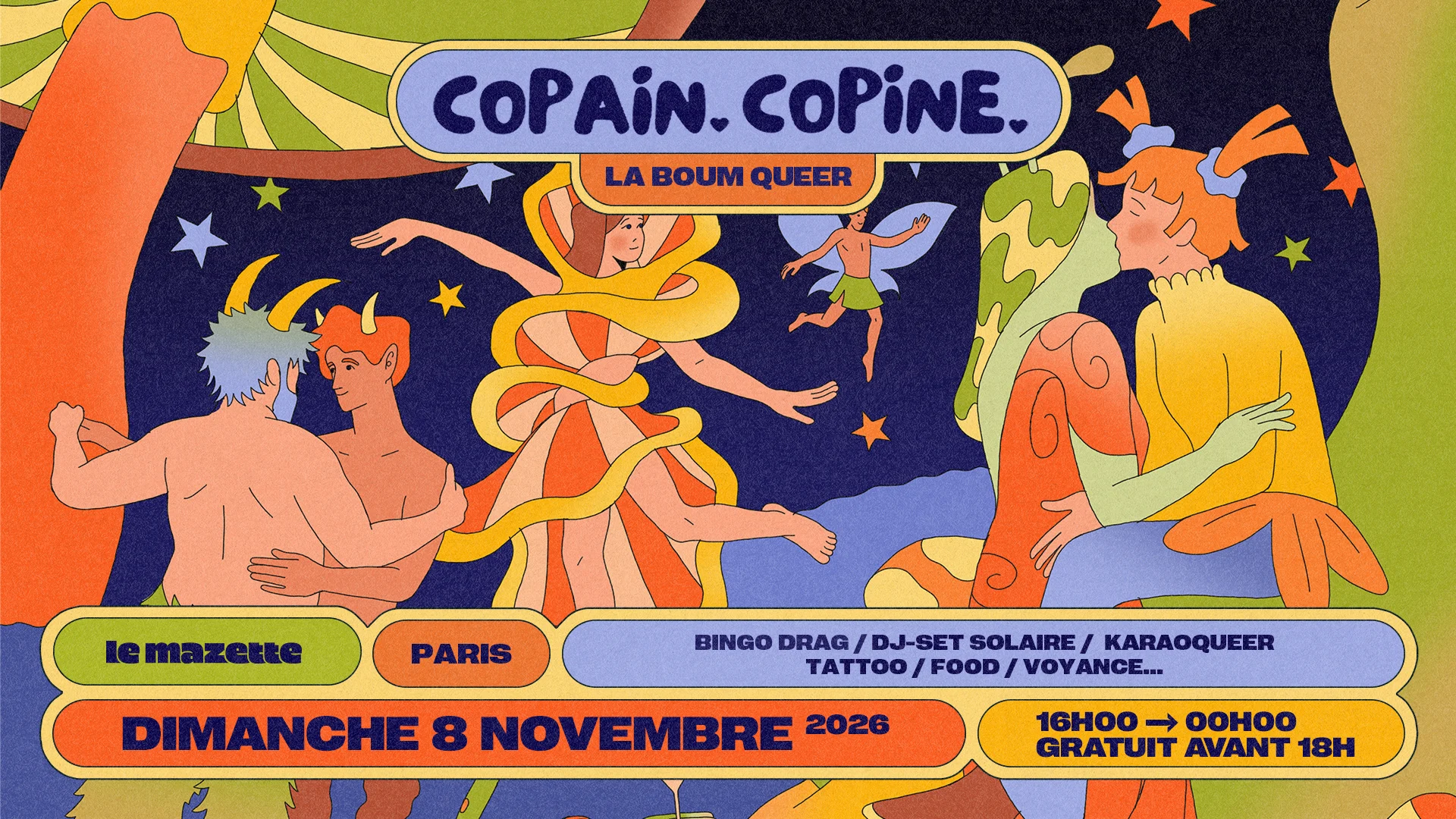 La Copain-Copine : Boum Queer, Bingo & Karaoké ! Cover