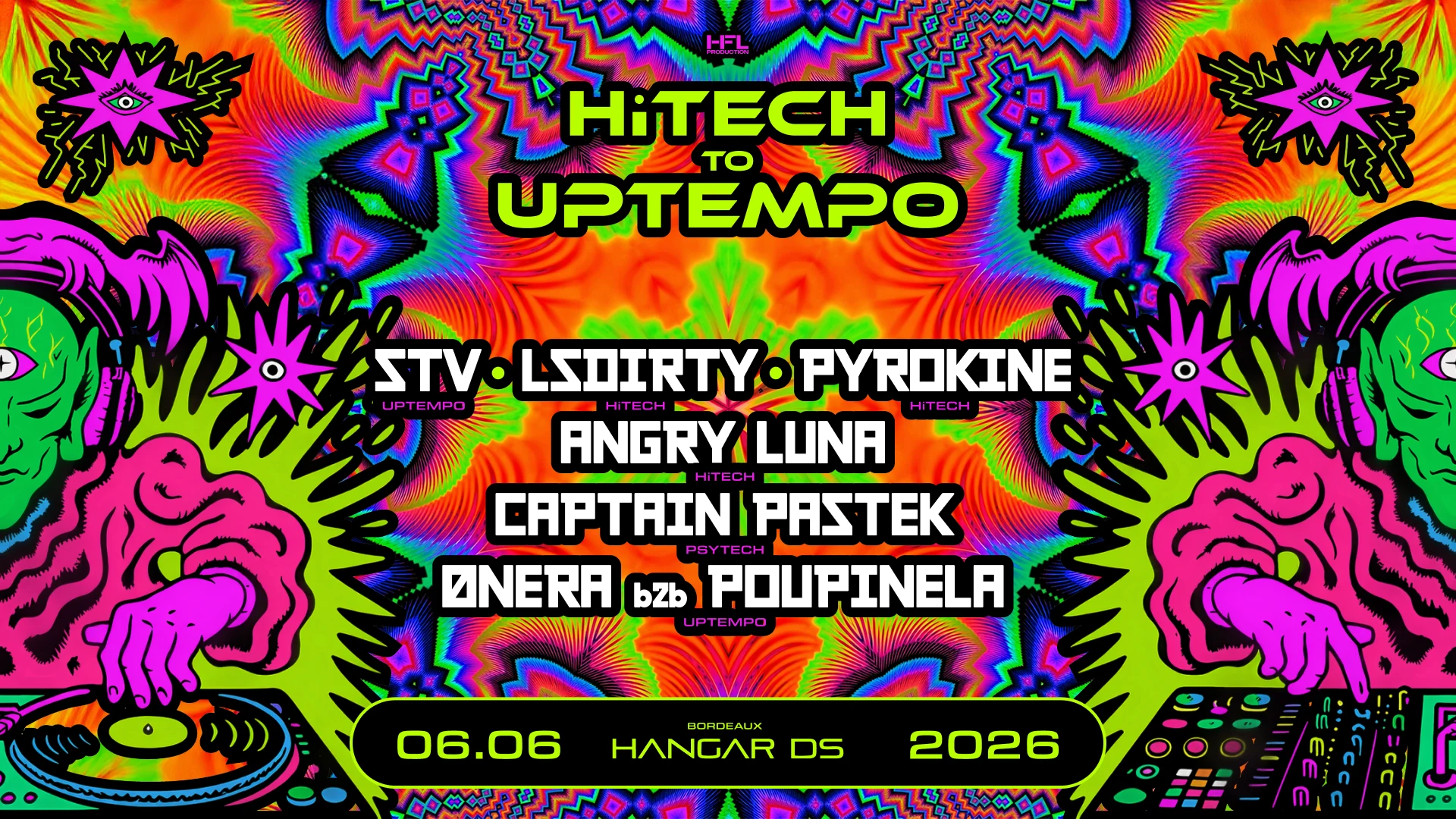 Hitech To Uptempo // Stv - Lsdirty - Pyrokine - Angry Luna Cover