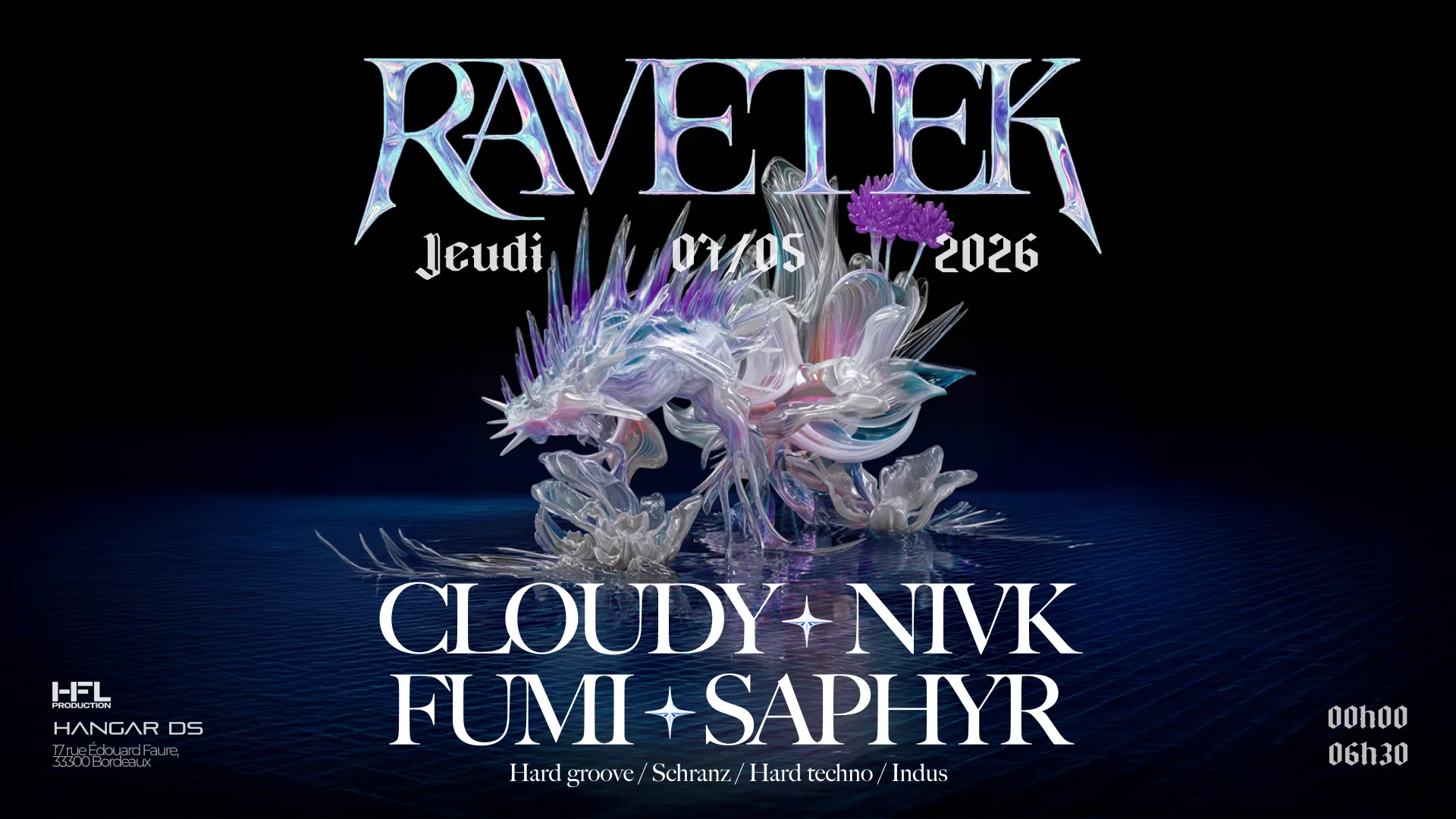 Ravetek // Cloudy - Nivk - Fumi - Saphyr Cover