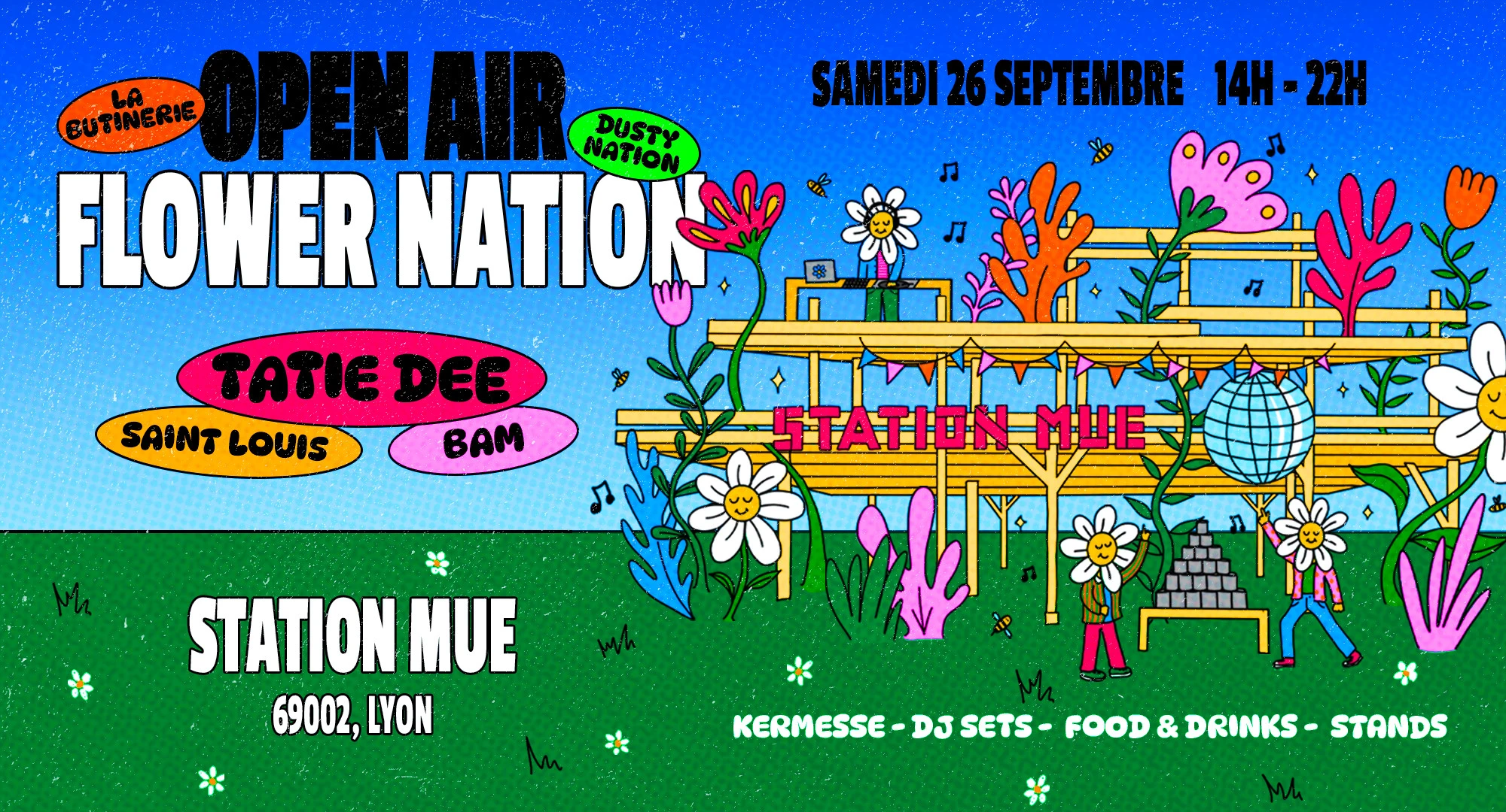 Open Air ☀️ Flower Nation By Dusty Nation & La Butinerie Cover