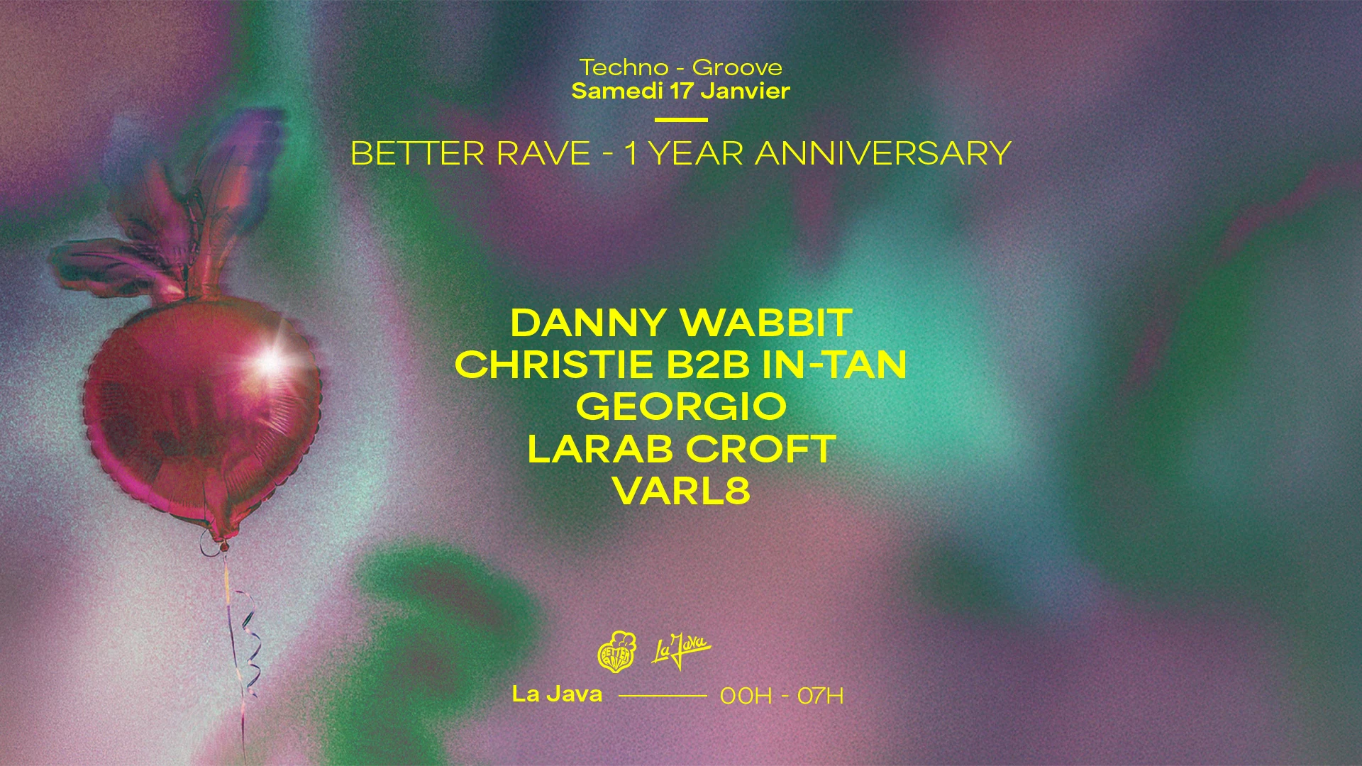 Better Rave 1year : Danny Wabbit, Christie B2b In-Tan & More Cover