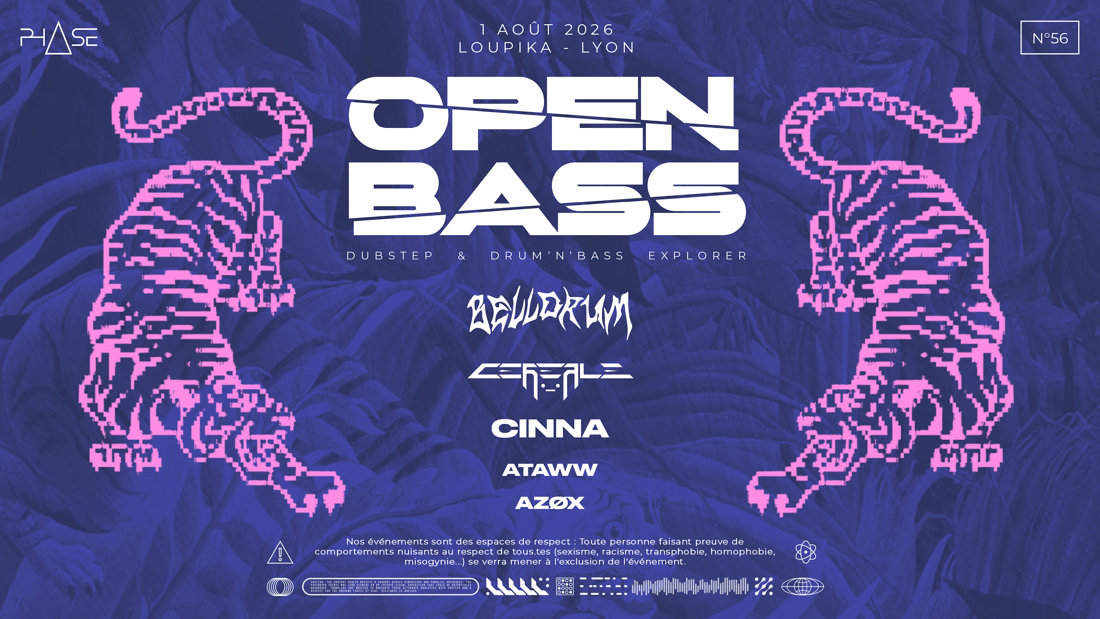 Open Bass #56 W/ Bellorum, Cereale, Cinna Cover