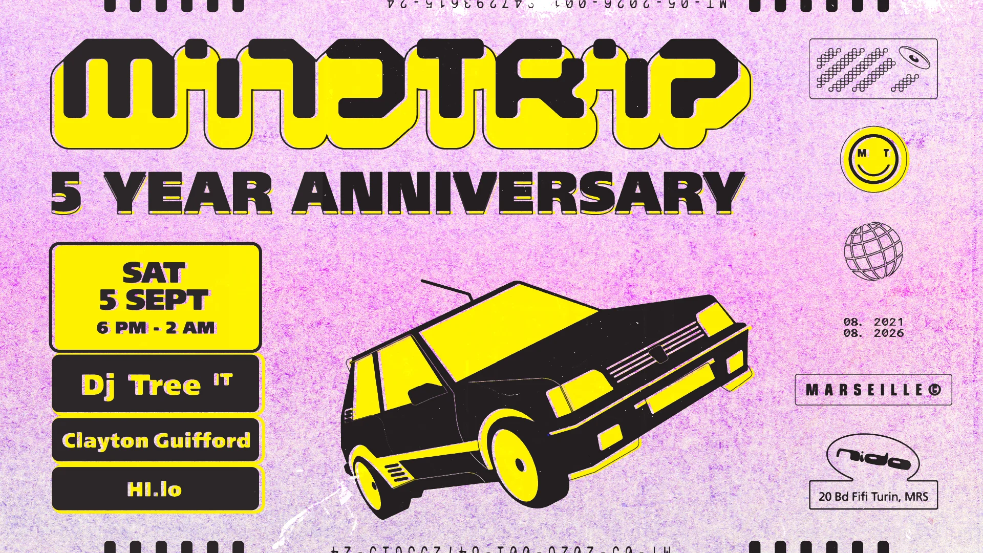 Mindtrip 5 Year Anniversary /W Dj Tree At Nido 🎂 Cover