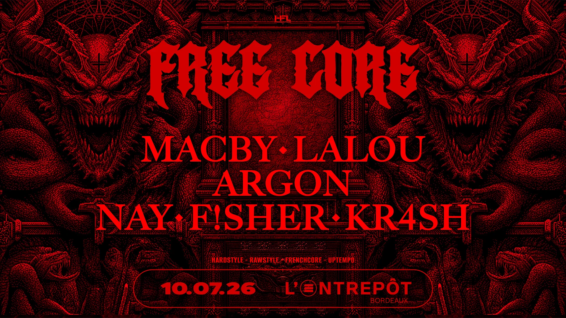 Freecore // Macby - Lalou - Argon - Nay - F!Sher - Kr4sh Cover