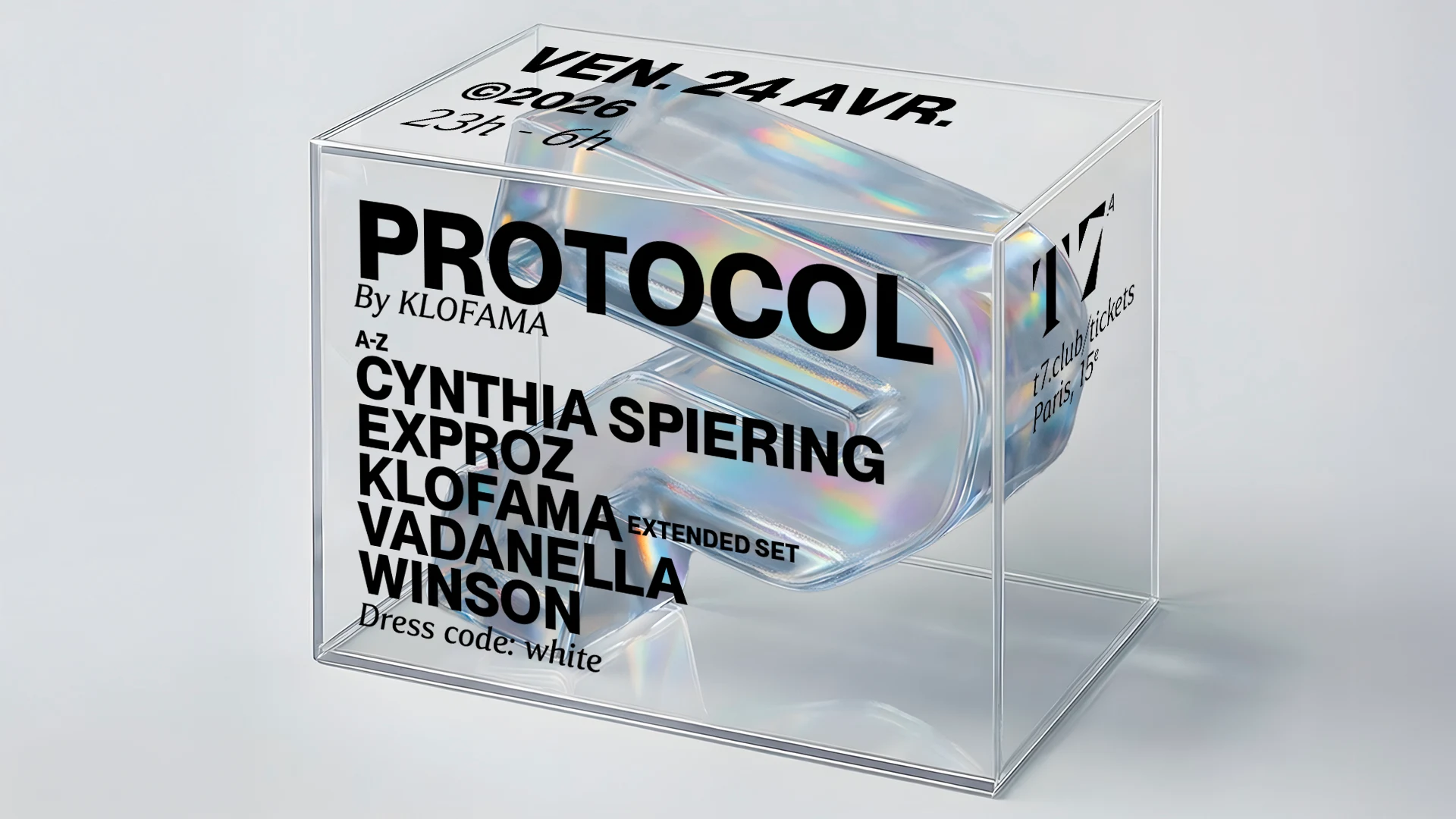 T7 : Protocol By Klofama - Dress Code: White Cover