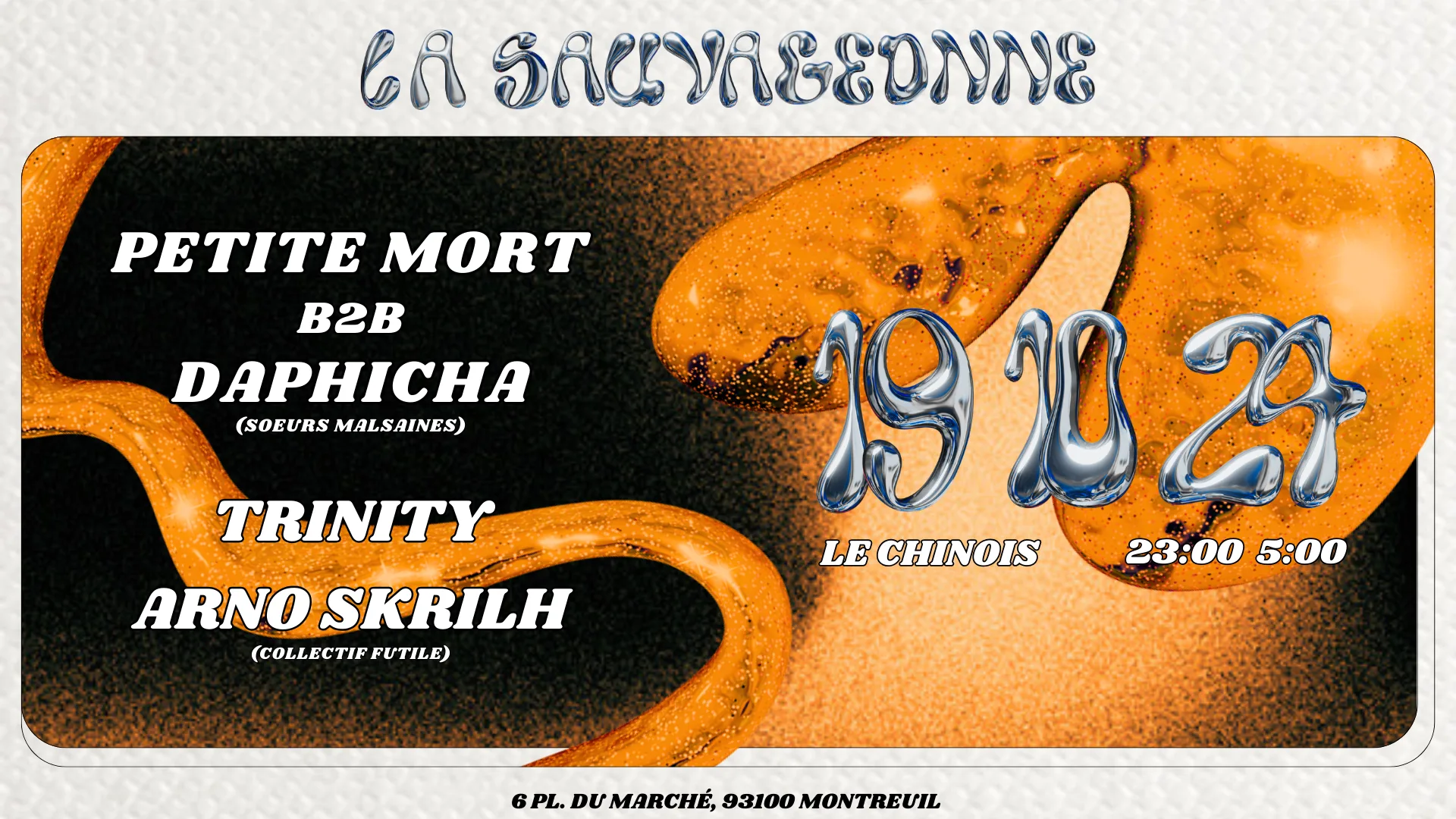 La Sauvageonne : Petite Mort, Daphicha, Trinity, Arno Skrilh Cover