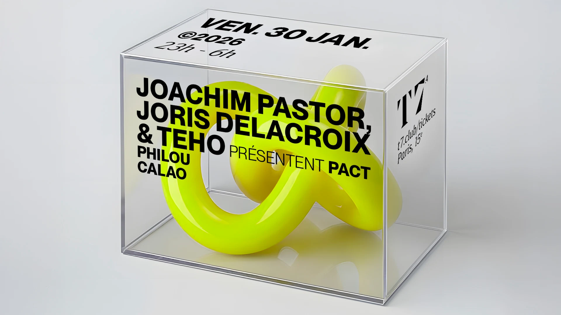T7 : Joachim Pastor, Joris Delacroix & Teho Présentent Pact Cover