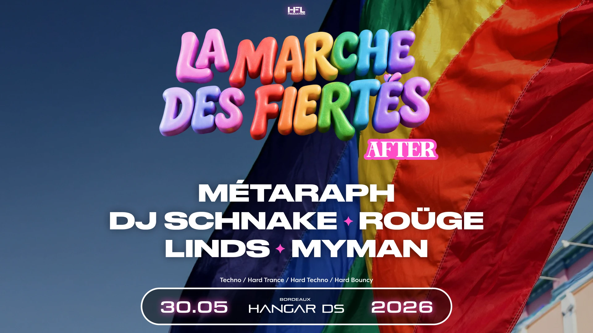 La Marche Des Fiertés – After // Métaraph - Dj Schnake - ... Cover