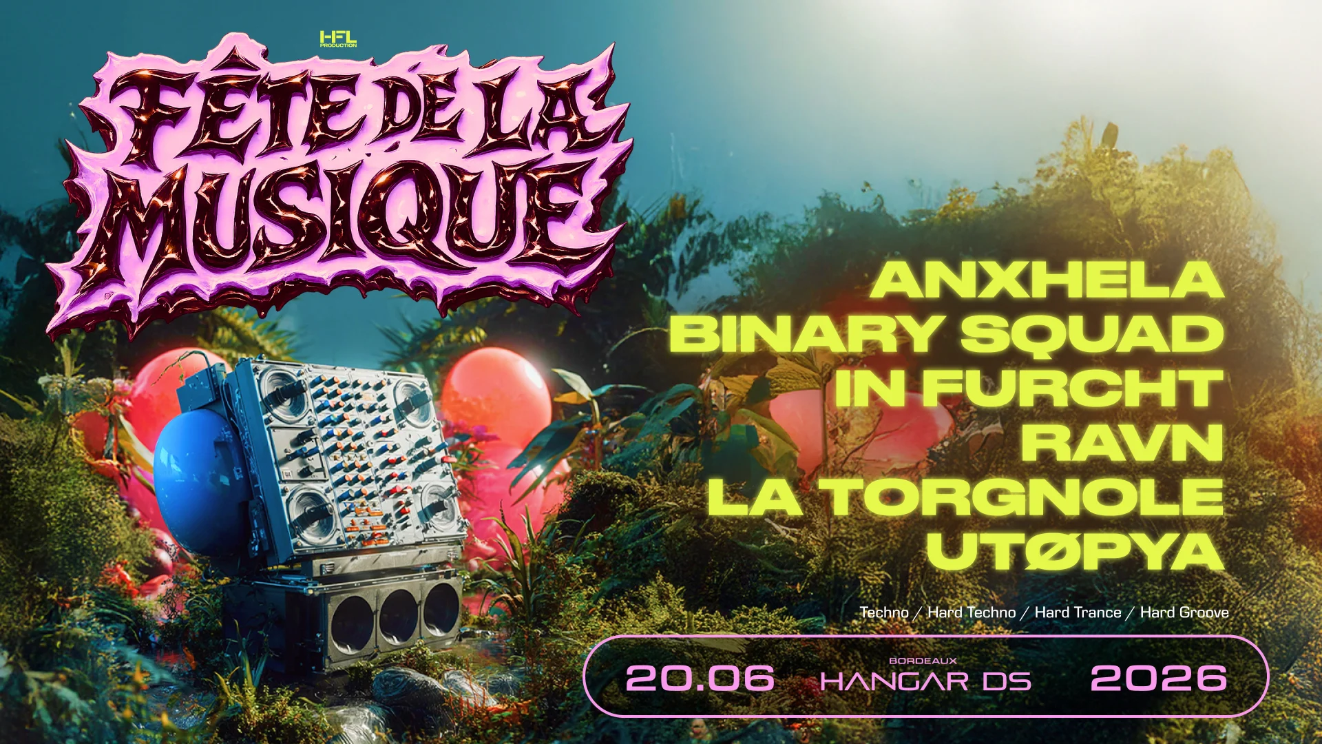 Fête De La Musique // Anxhela - Binary Squad - In Furcht ... Cover
