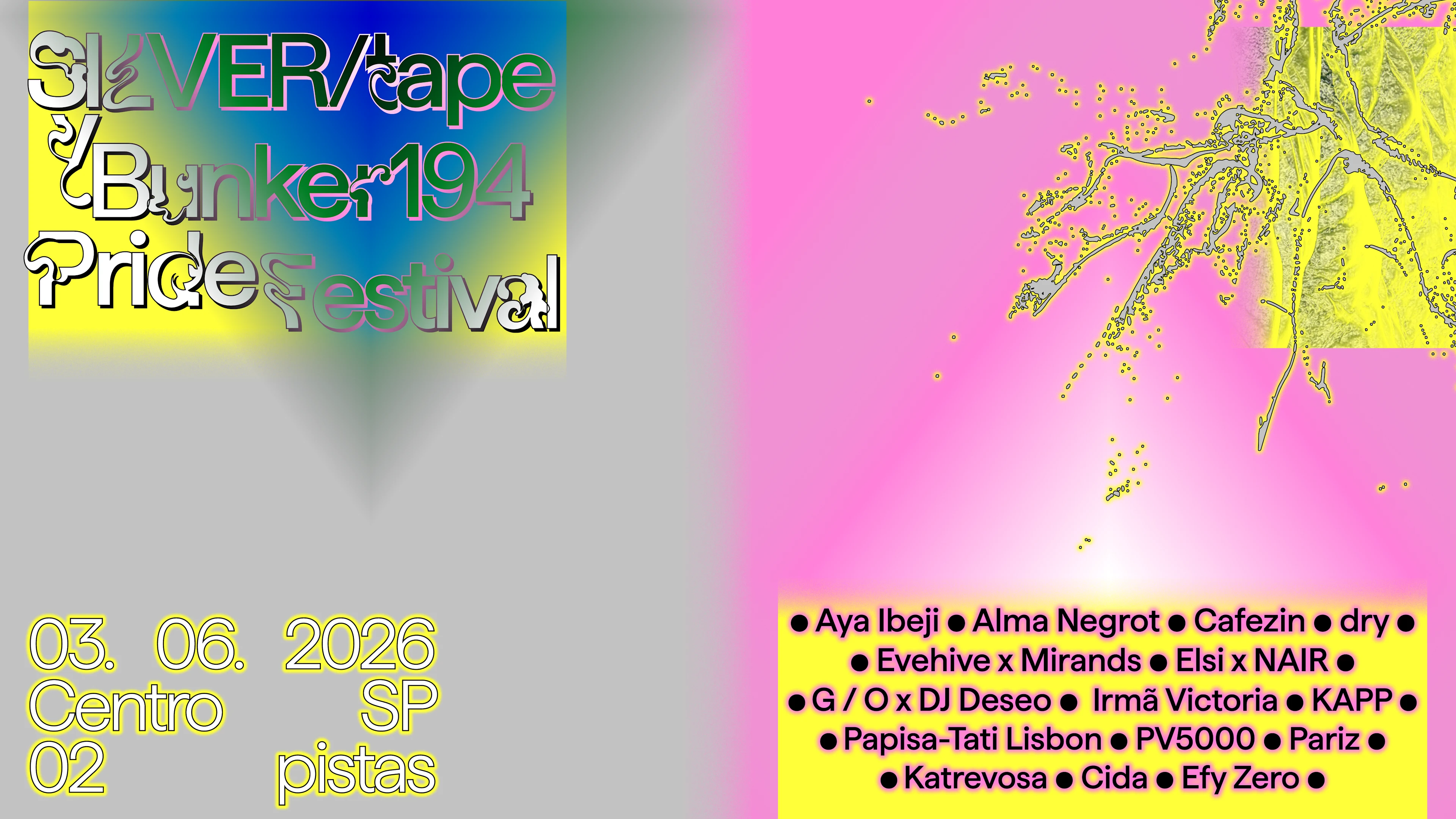 Silver + Bunker ~~ Pride Festival 03/6 ~ Cover