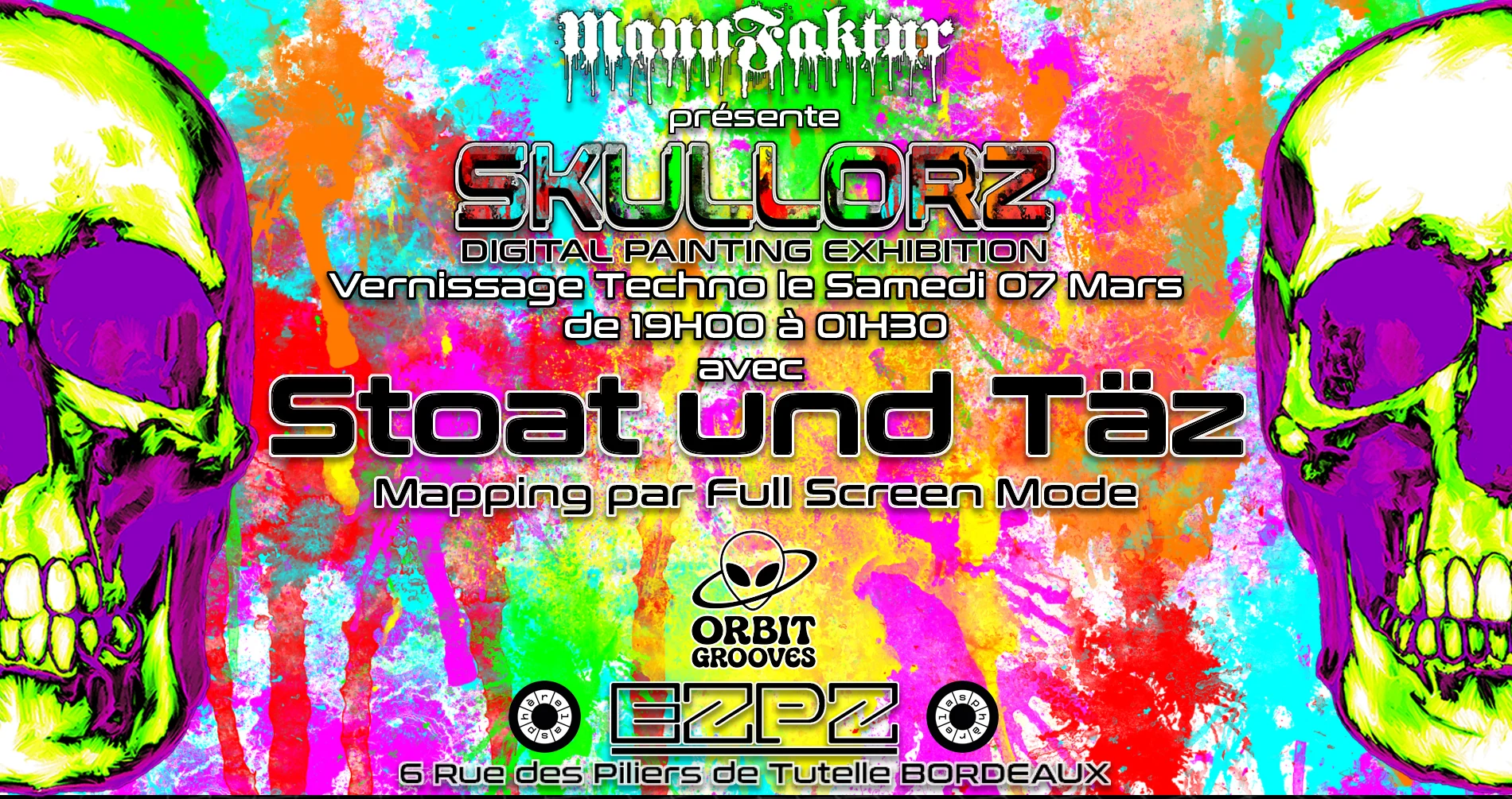 Manu Faktur Présente: Skullorz // Stoat Und Täz Cover