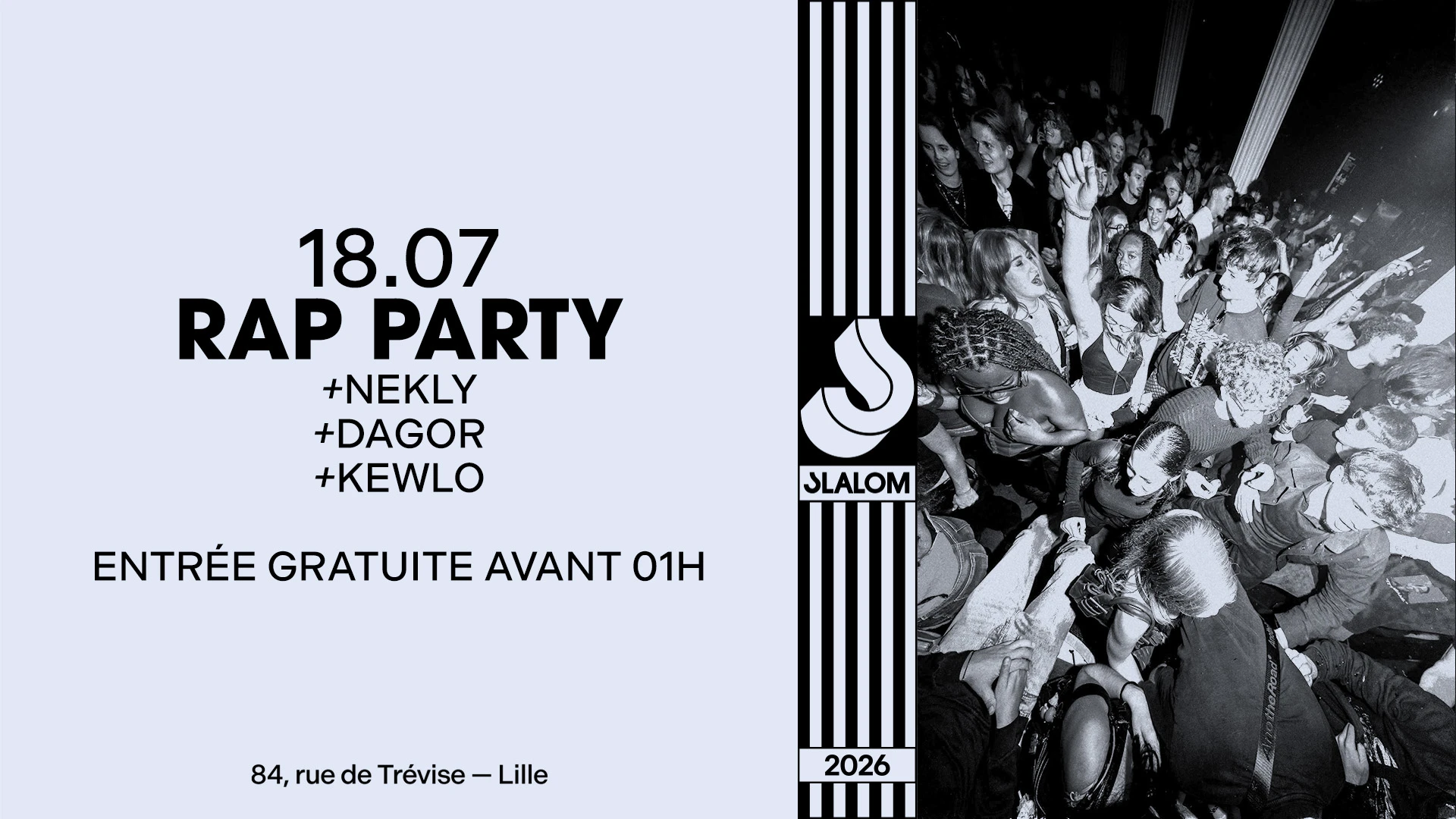 Slalom : Rap Party — Gratuit Av. 01h Cover