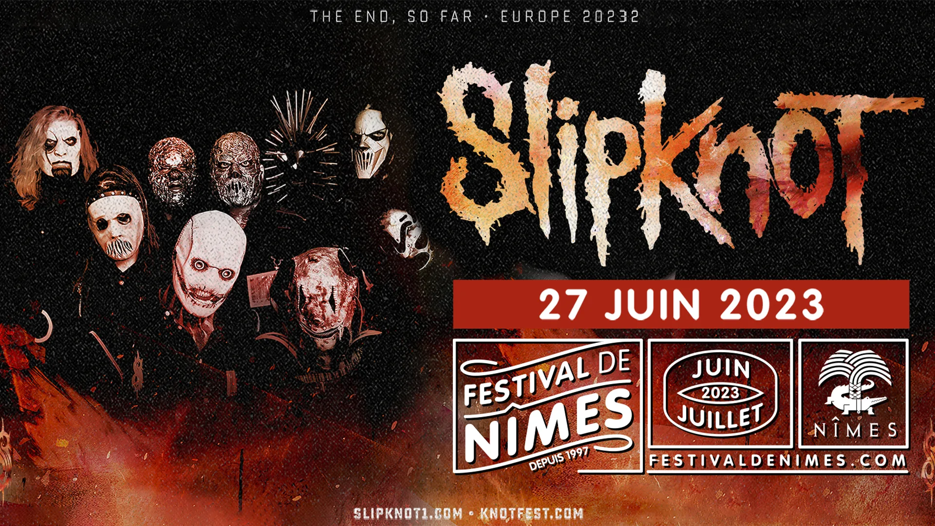 Slipknot - Festival De Nimes 2023 Cover