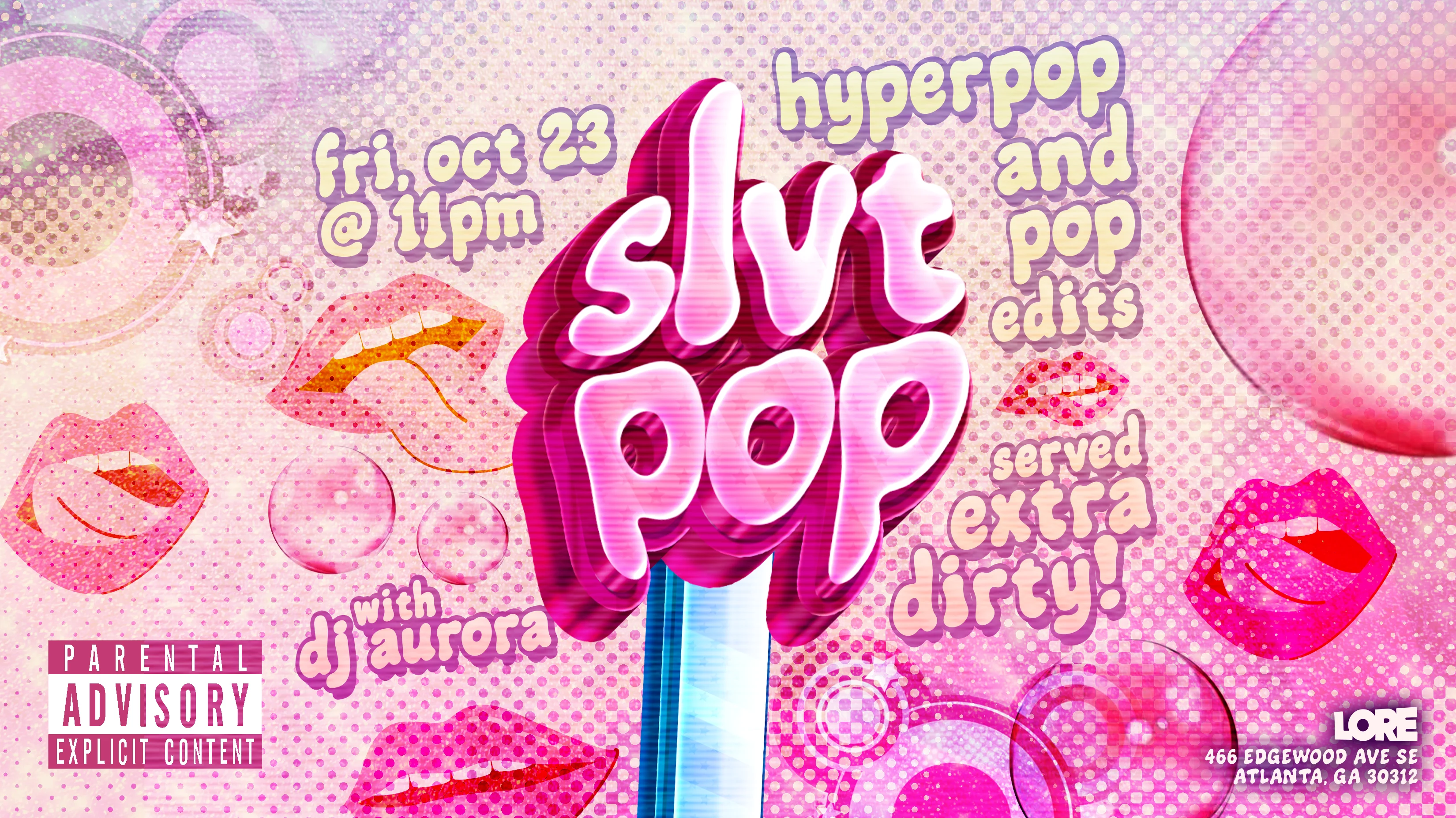 Slvt Pop: Hyperpop & Pop Edits Party Cover