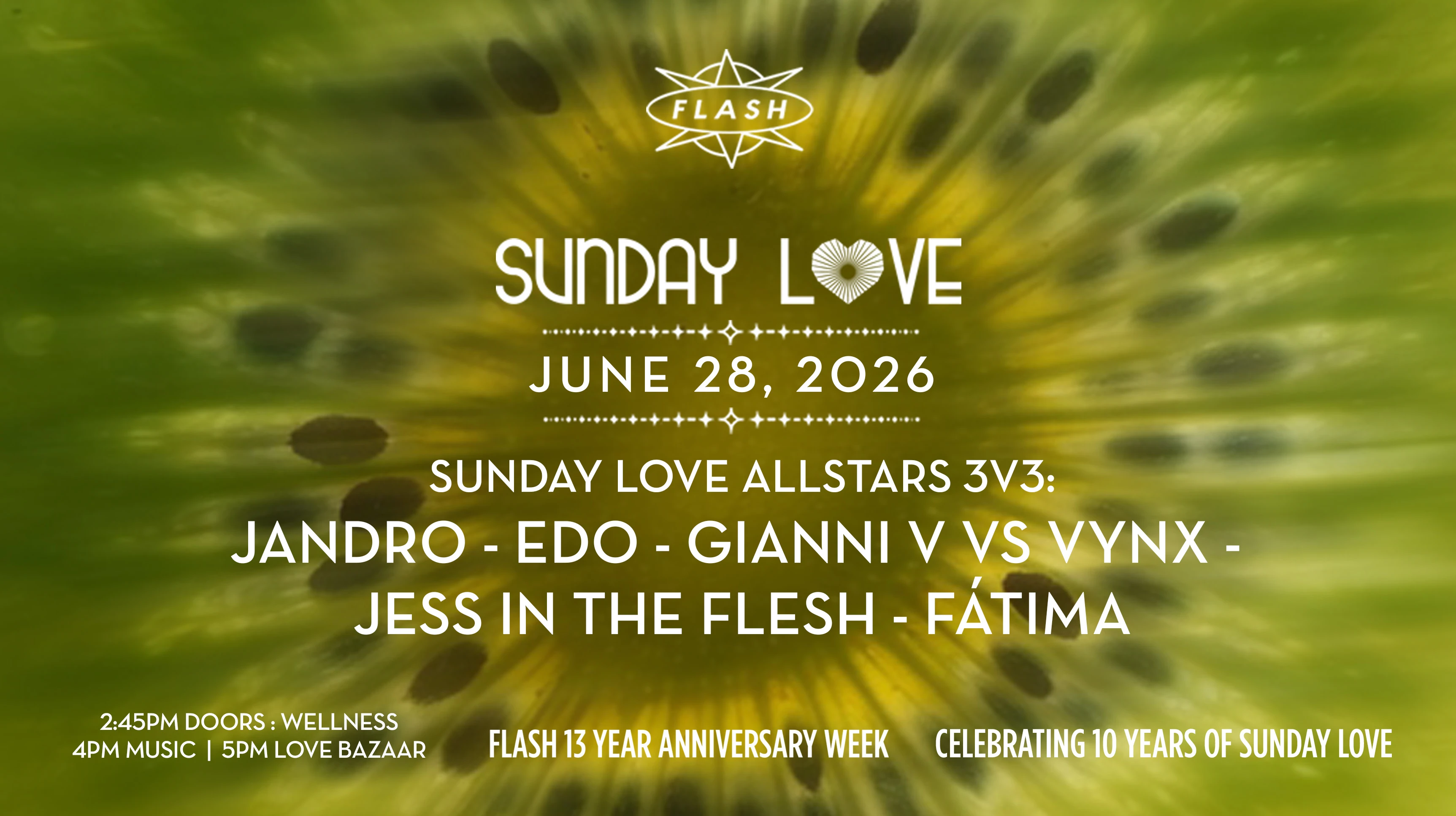 Sunday Love [Flash 13 Year Anniversary]: All Stars 3v3 Cover