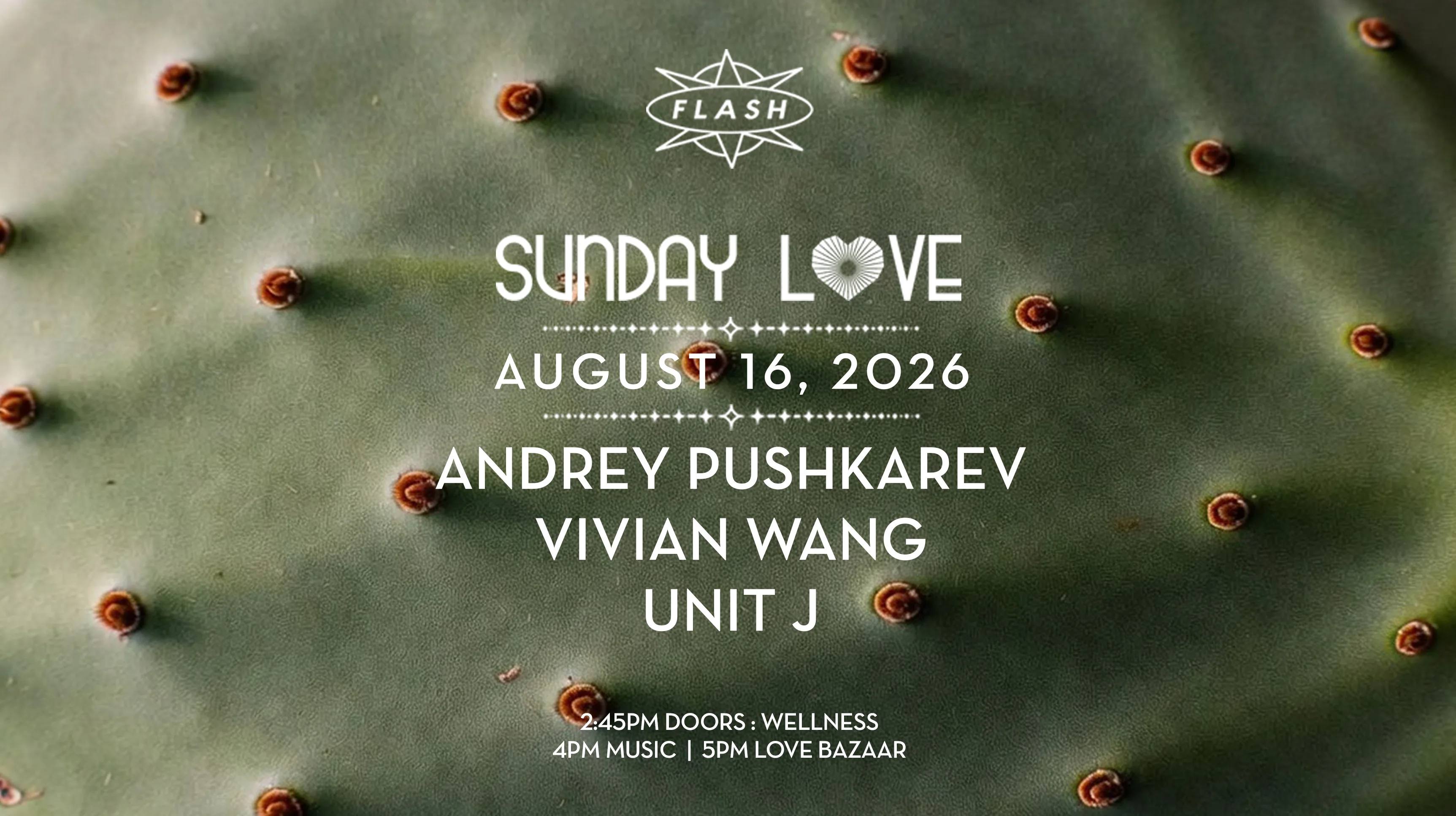 Sunday Love: Andrey Pushkarev - Vivian Wang - Unit J Cover