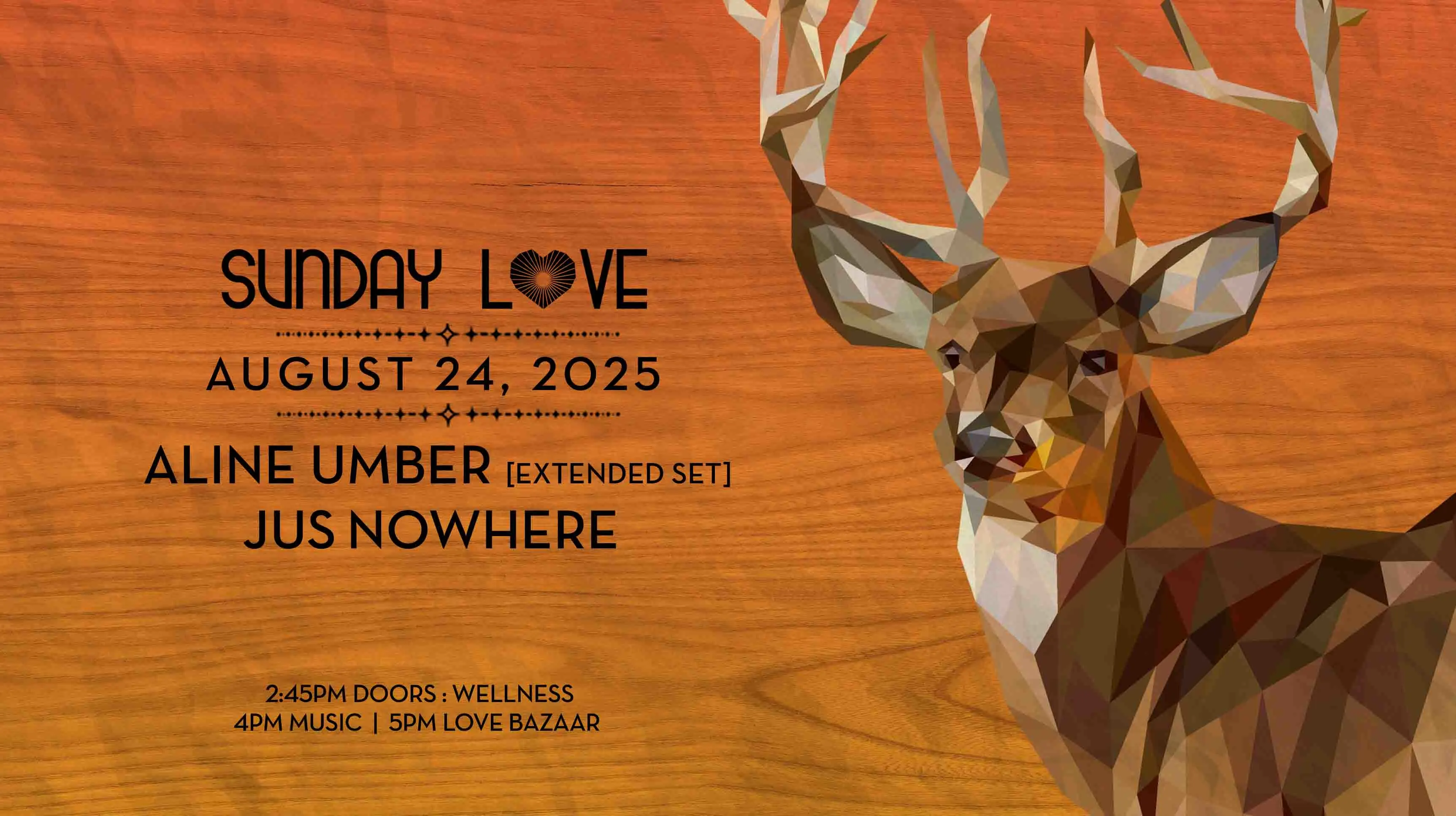 Sunday Love: Aline Umber [Extended Set] - Jus Nowhere Cover