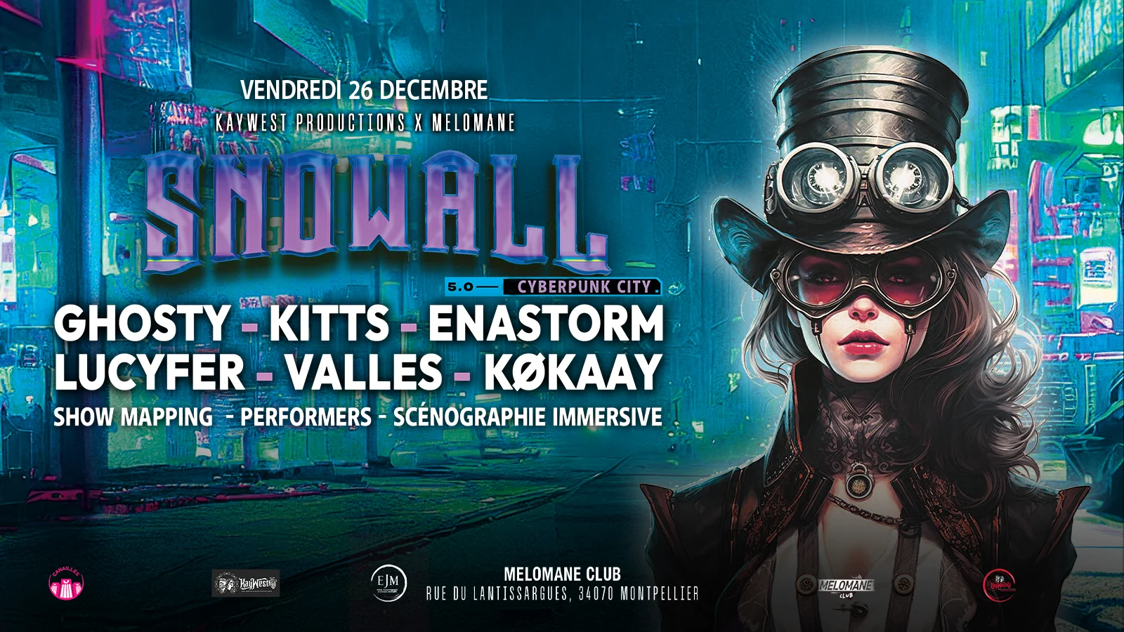 Snowall [5] Cyberpunk City 5.0 Cover