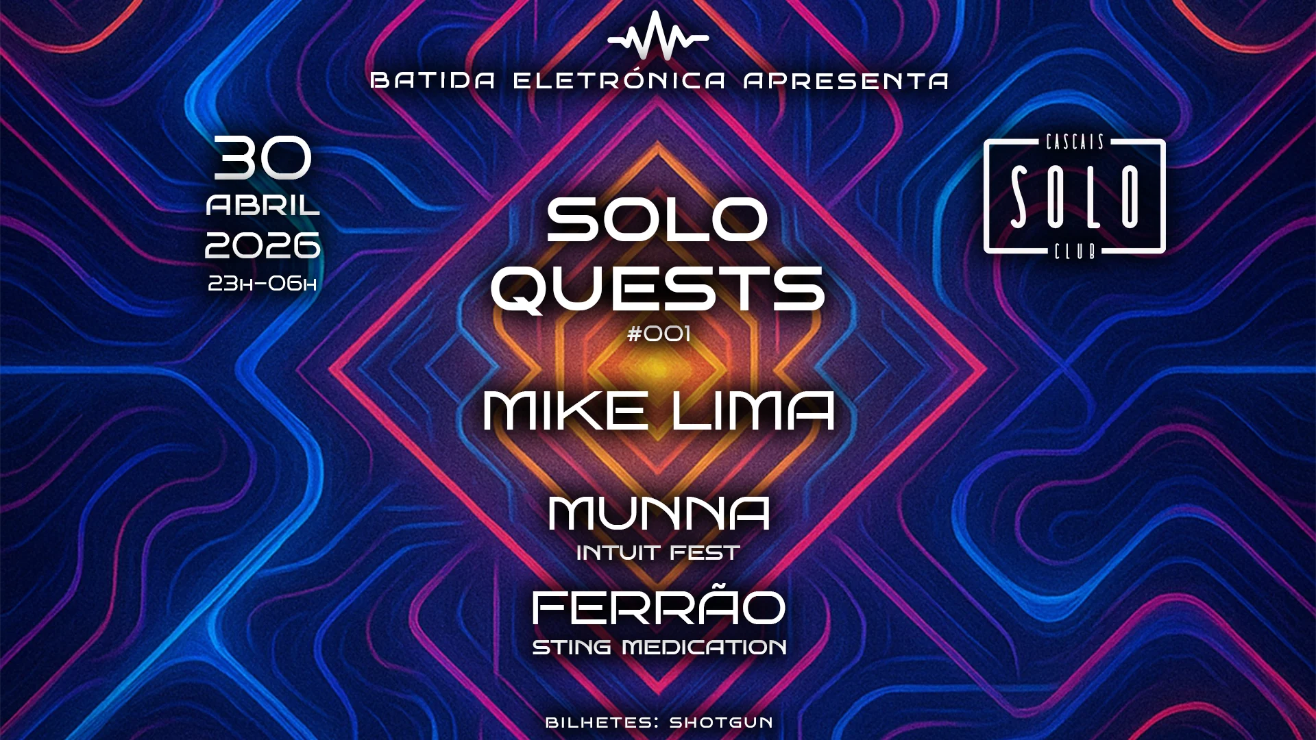 Batida Eletrónica - Solo Quests #001 Cover