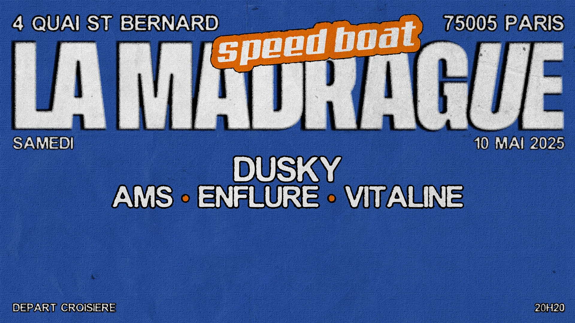 La Madrague — Speed Boat : Dusky, Ams... Cover