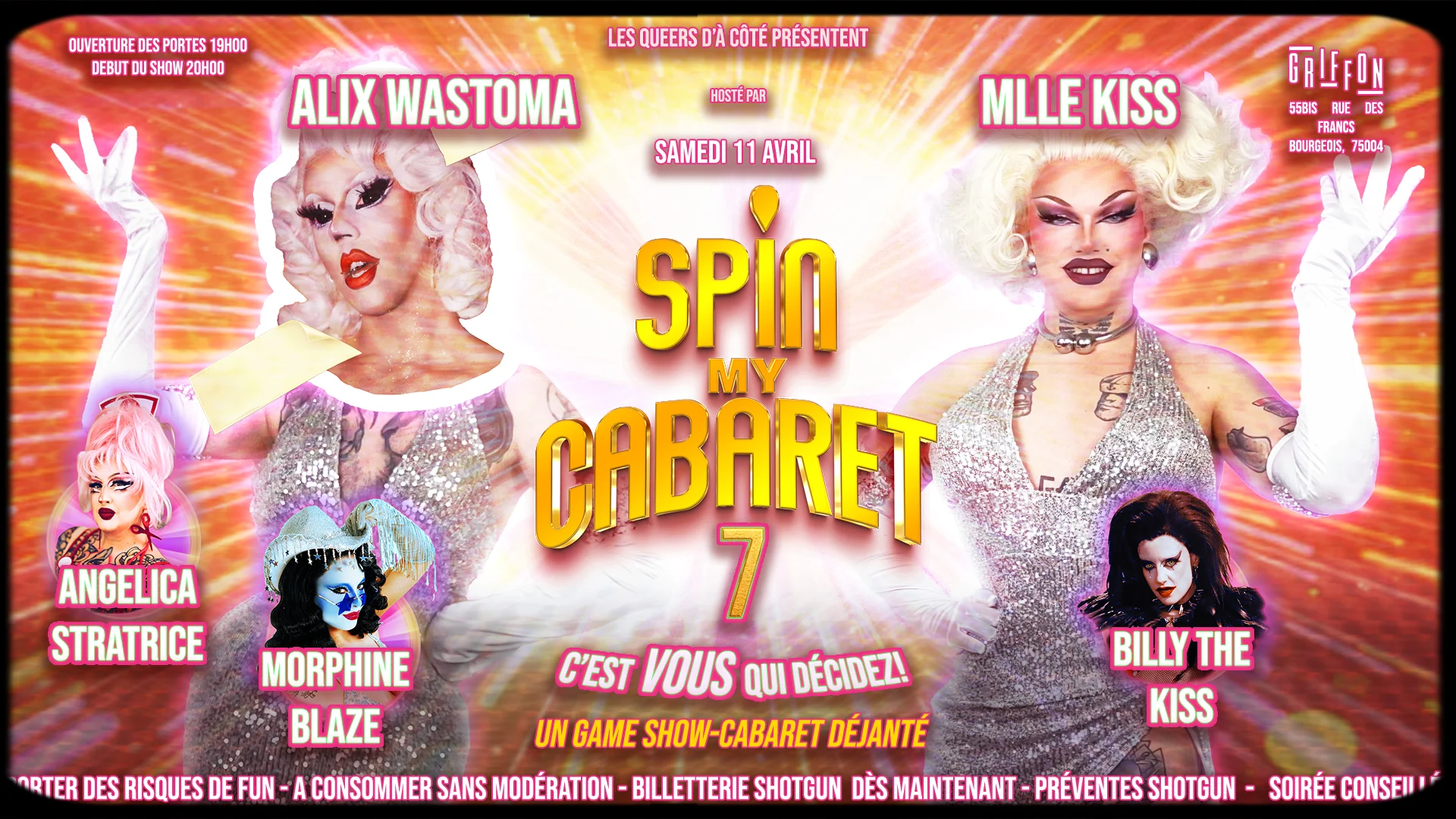 Spin My Cabaret 7 - 11/04 Cover