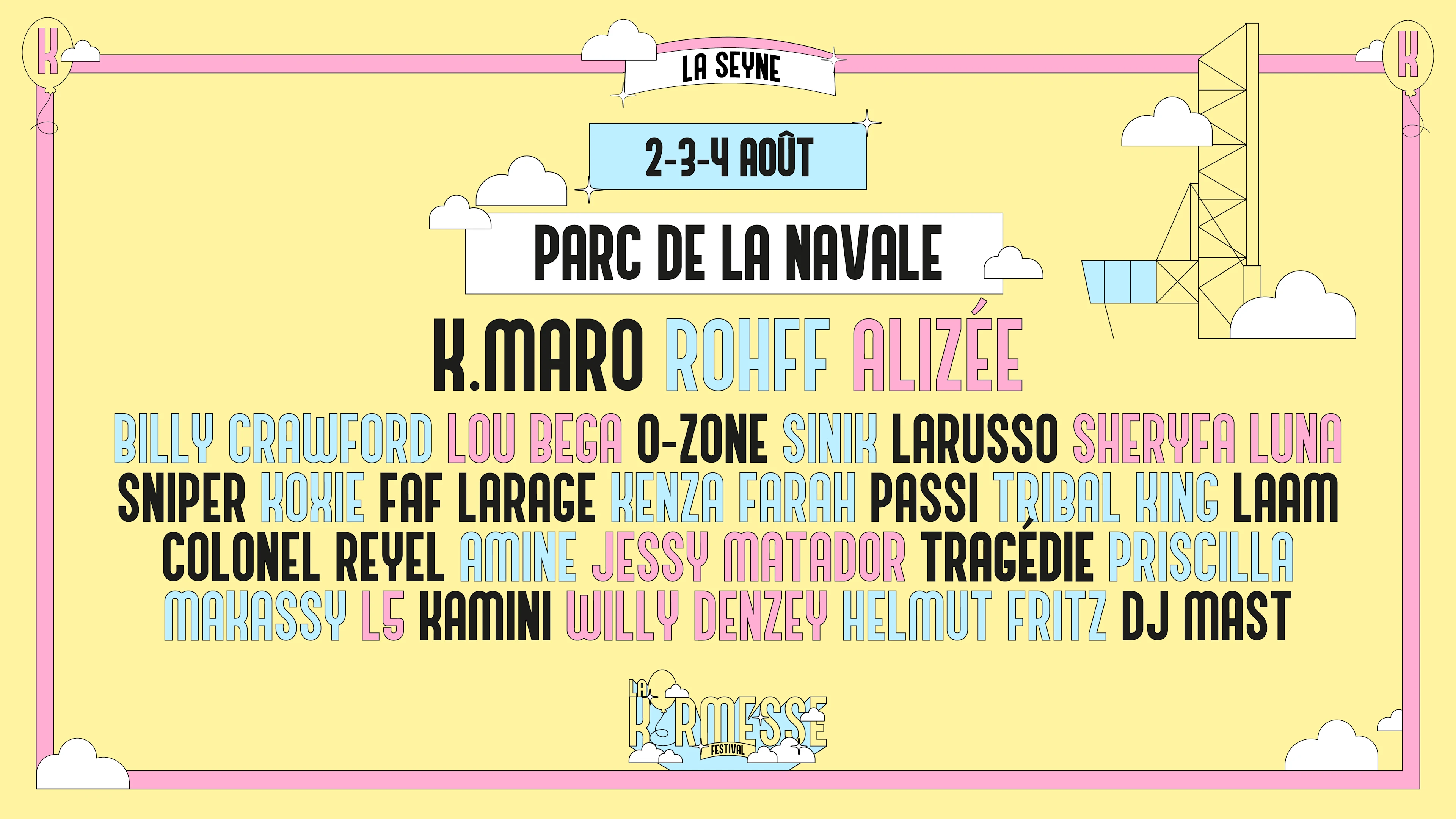 La Kermesse Festival 2024 - La Seyne Sur Mer Cover