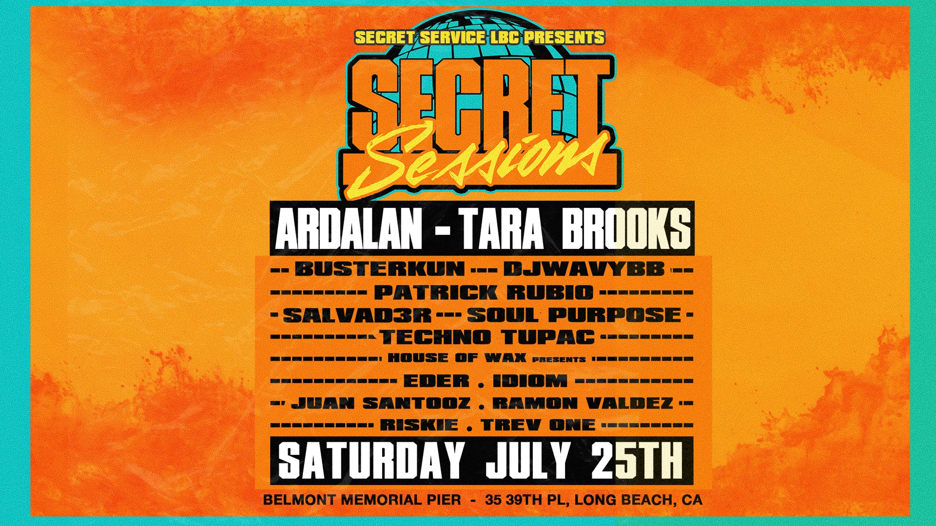Secret Sessions - Final Pier Season - July Cover