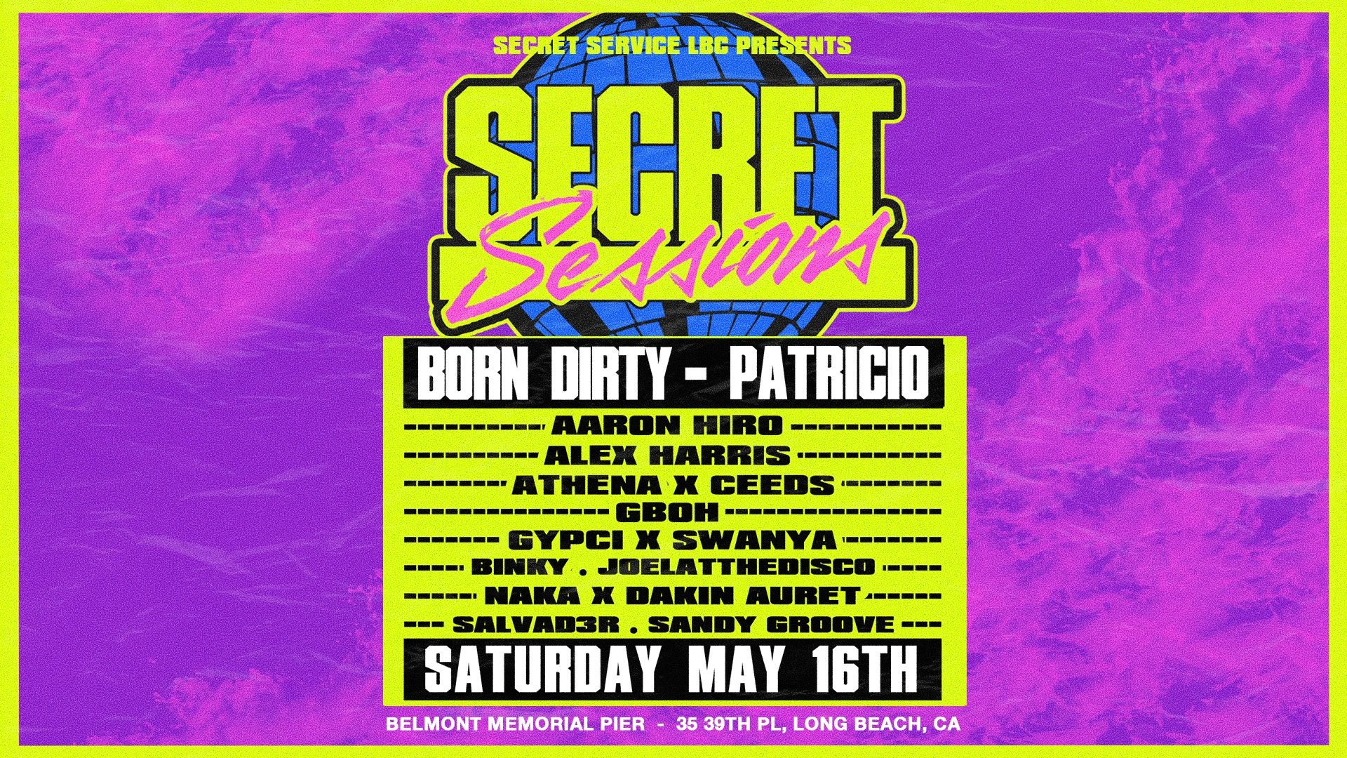Secret Sessions - Final Pier Season - Born Dirty, Patricio Cover