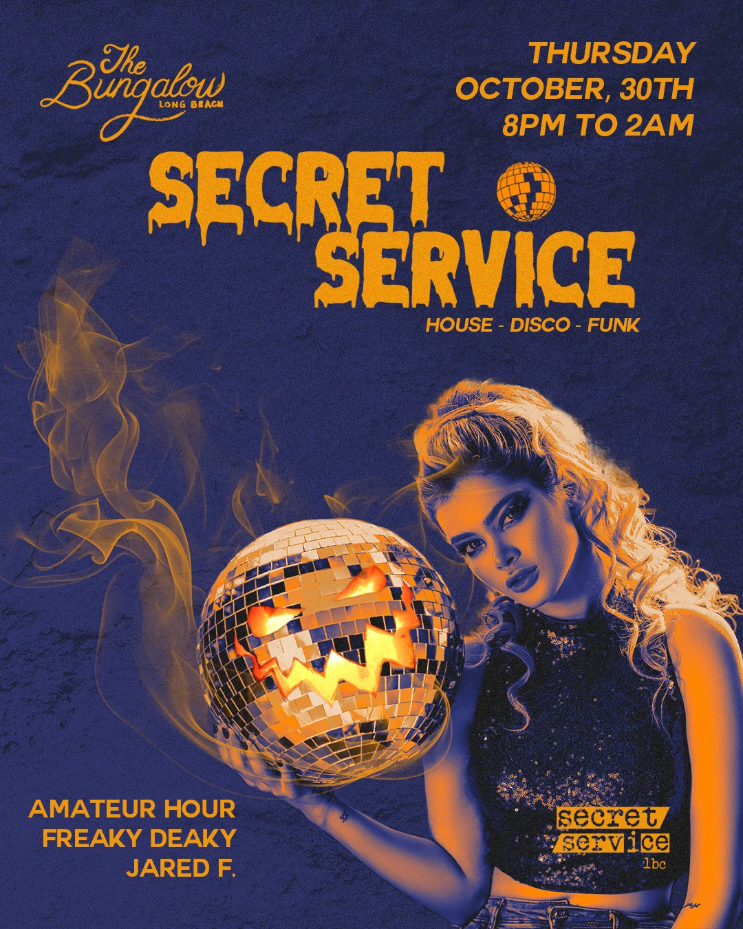 Secret Service Lb Bungalow Pre Halloween-House Deep Disco Cover