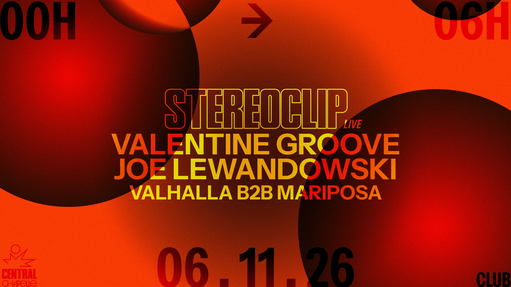 Stereoclip (Live) + Valentine Groove, Joe Lewandowski & More Cover