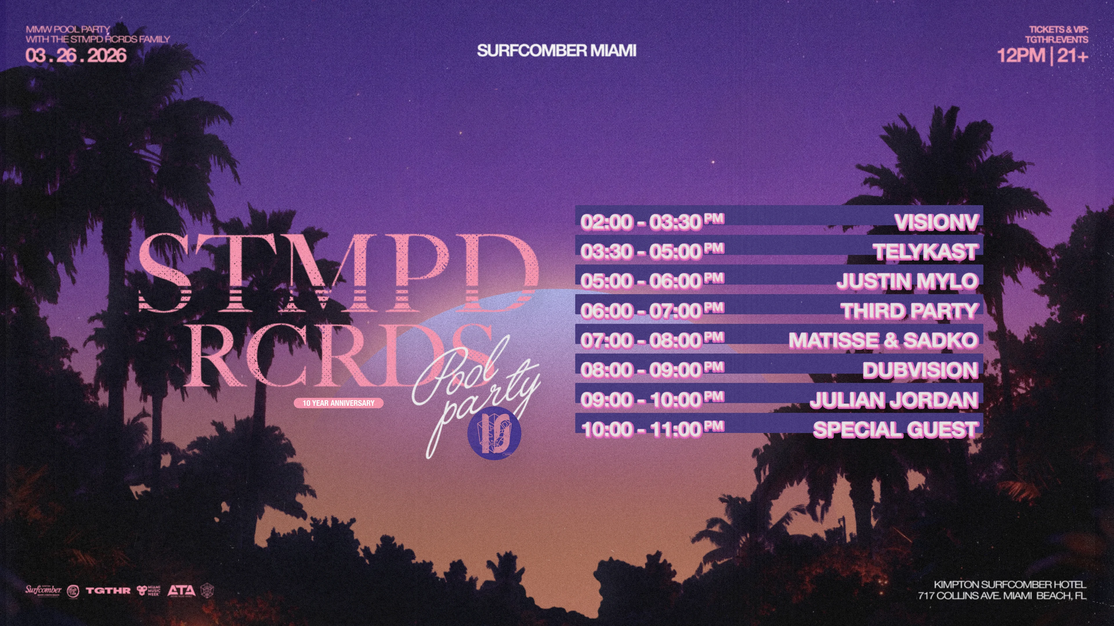Stmpd Rcrds @ Surfcomber Miami Cover